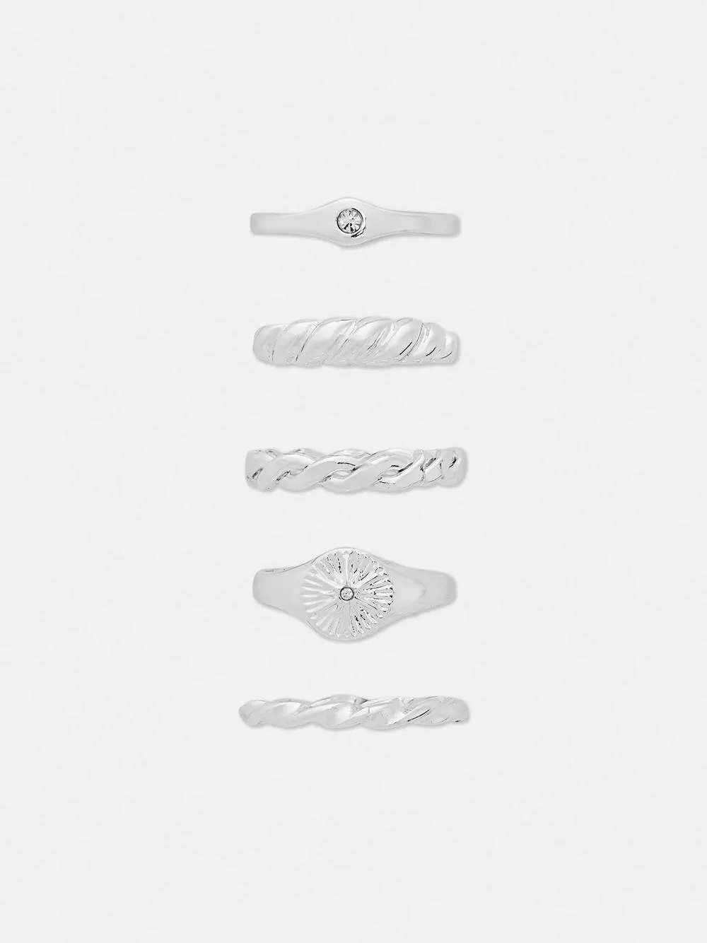 „The Edit“ Ringe, 5er-Pack