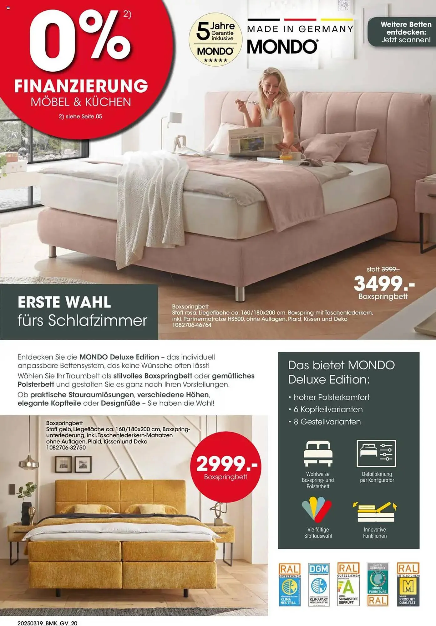 Möbel Martin Prospekt von 19. März bis 8. April 2025 - Prospekt seite 20