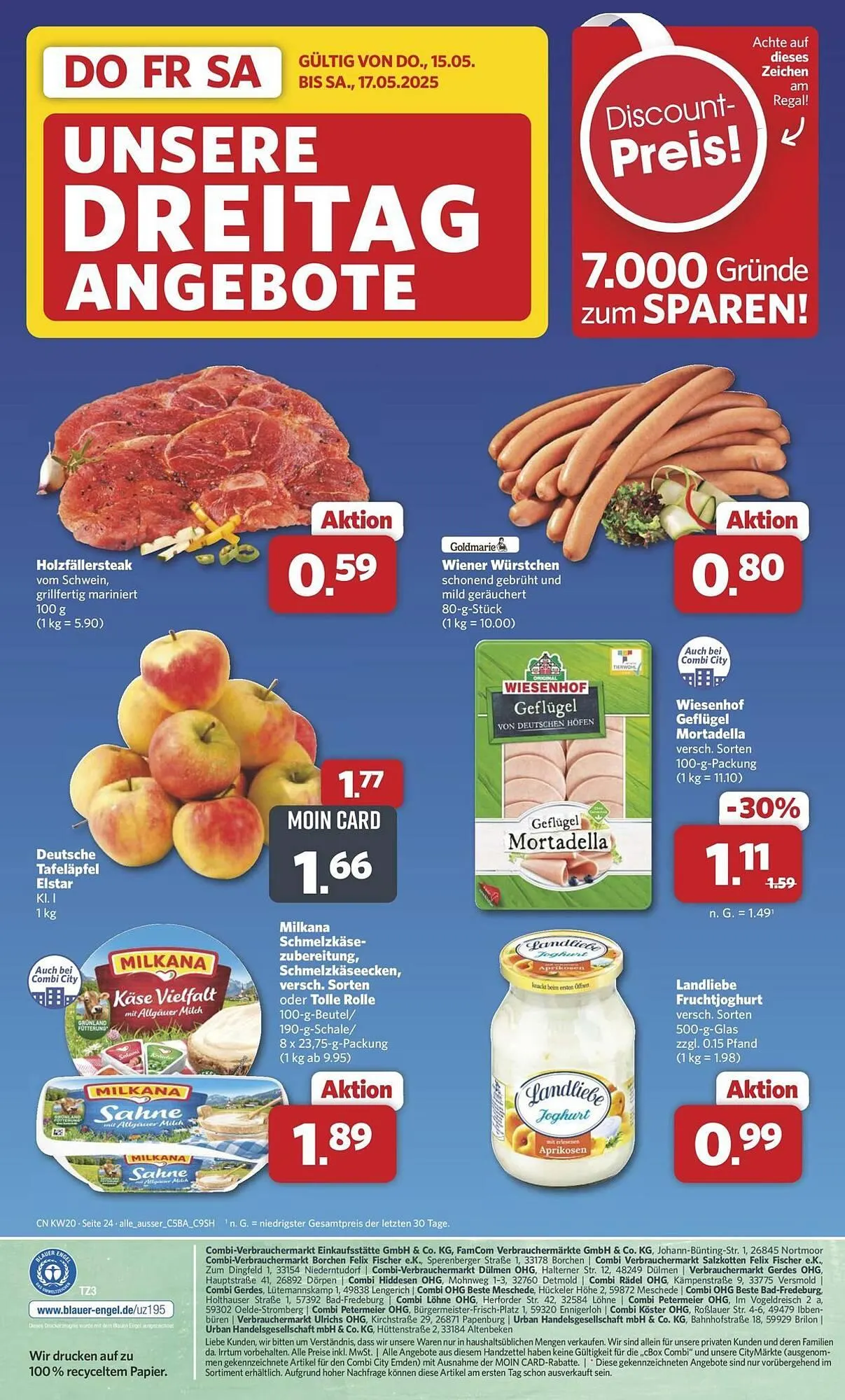 Combi Prospekt von 11. Mai bis 17. Mai 2025 - Prospekt seite 33