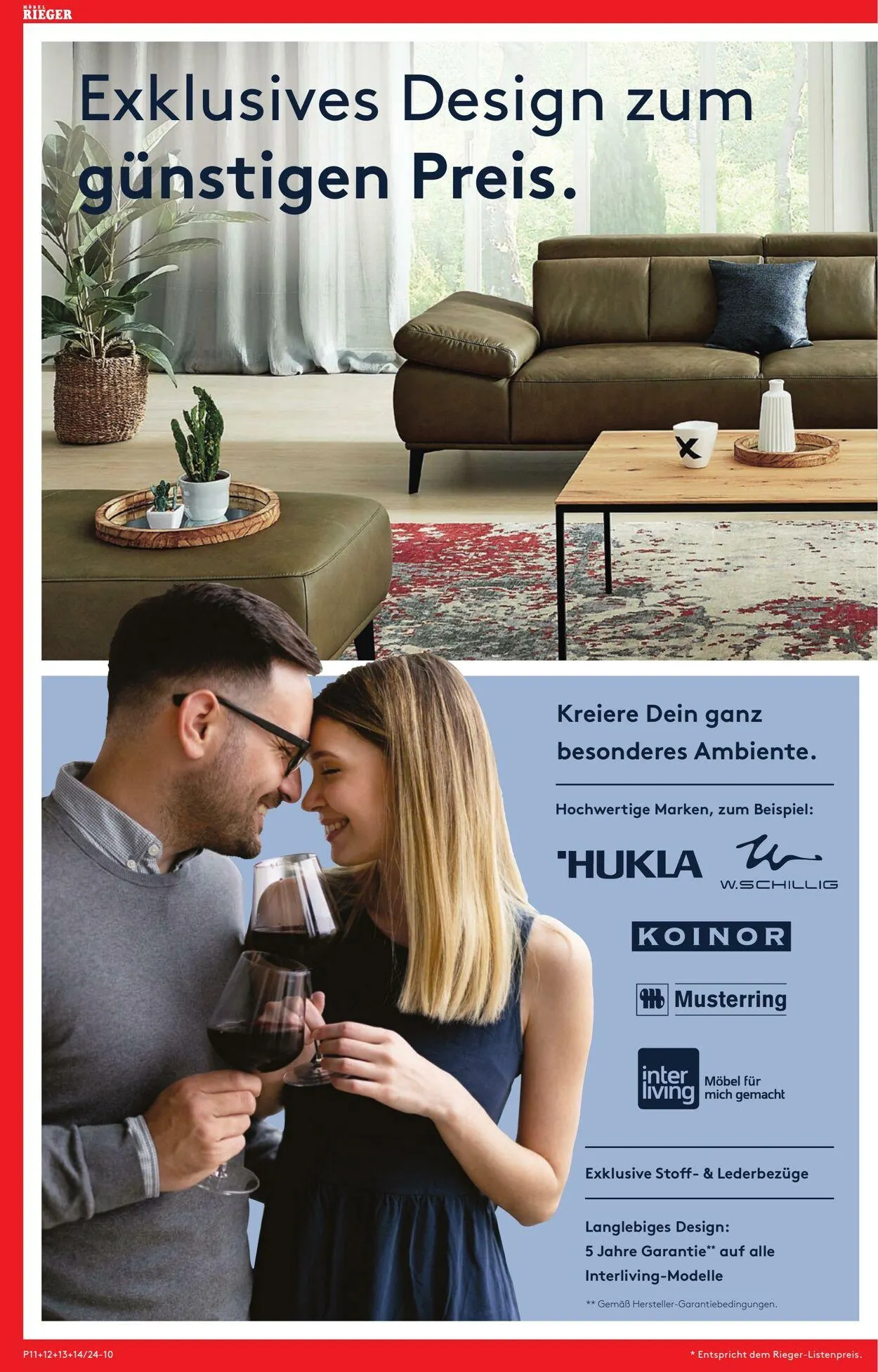Möbel Rieger Aktueller Prospekt von 8. Oktober bis 22. Oktober 2025 - Prospekt seite 10