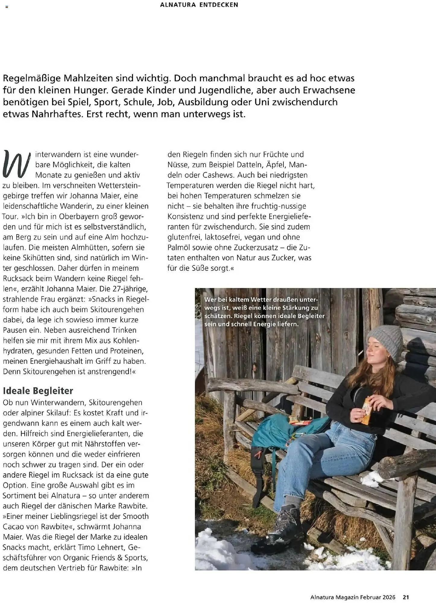 Alnatura Prospekt von 1. Februar bis 28. Februar 2026 - Prospekt seite 21