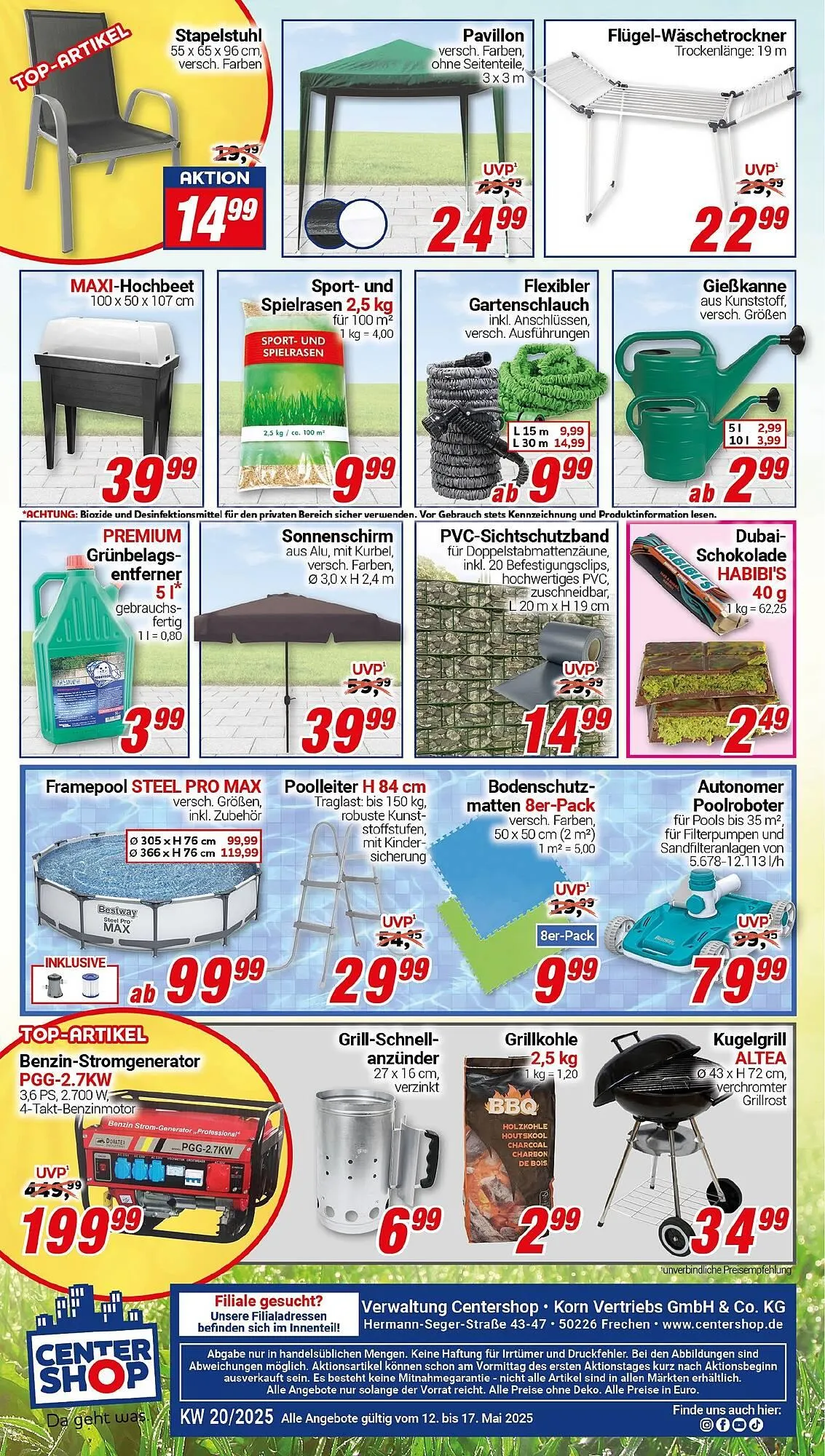 CENTERSHOP Prospekt von 12. Mai bis 17. Mai 2025 - Prospekt seite 20