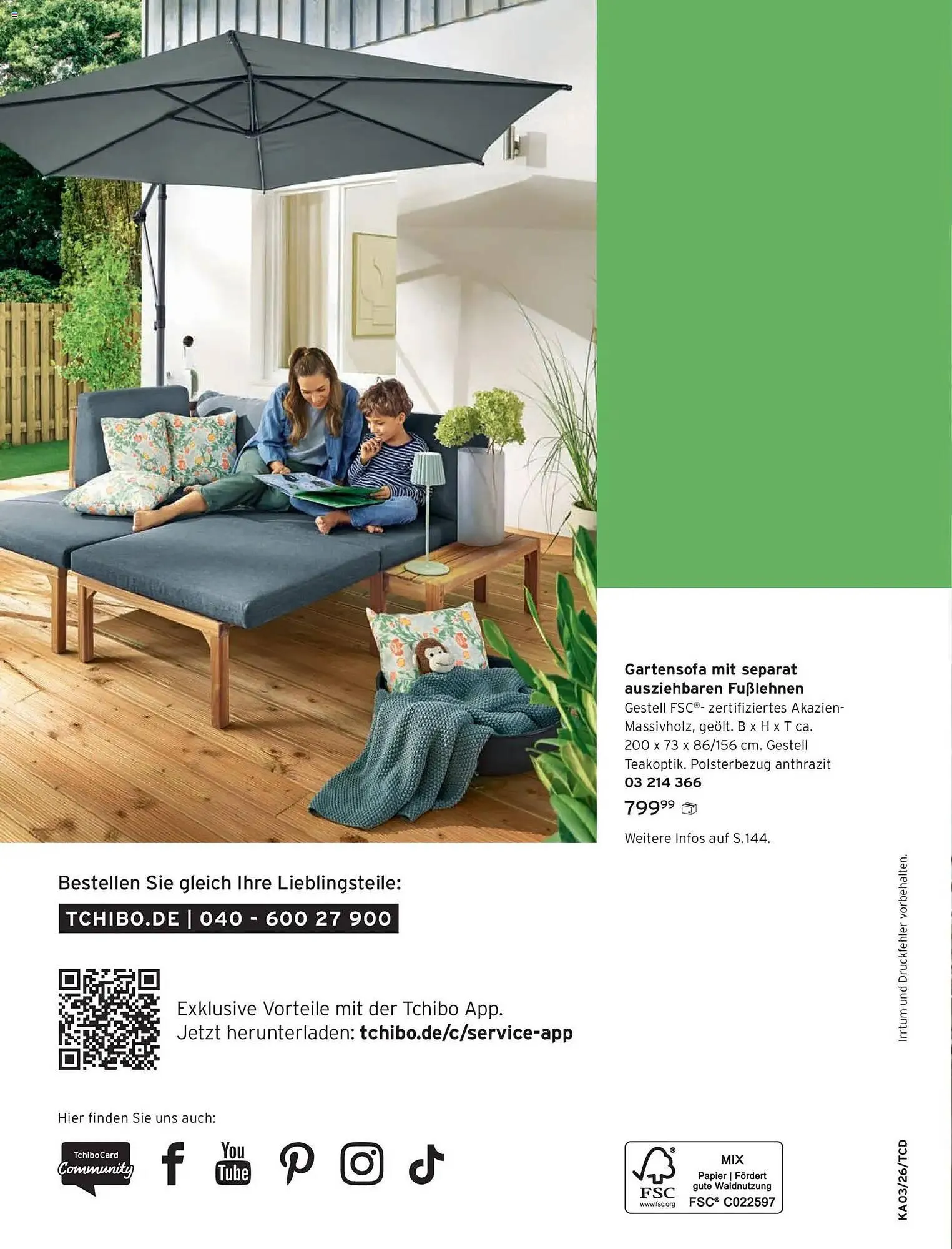 Tchibo Prospekt von 24. März bis 31. Mai 2026 - Prospekt seite 196