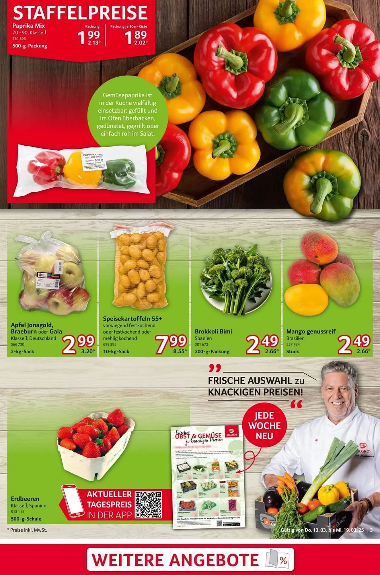 Selgros Prospekt von 13. März bis 20. März 2025 - Prospekt seite 3