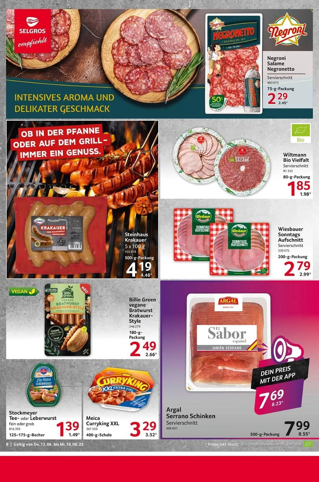 Selgros Prospekt von 12. Juni bis 18. Juni 2025 - Prospekt seite 8