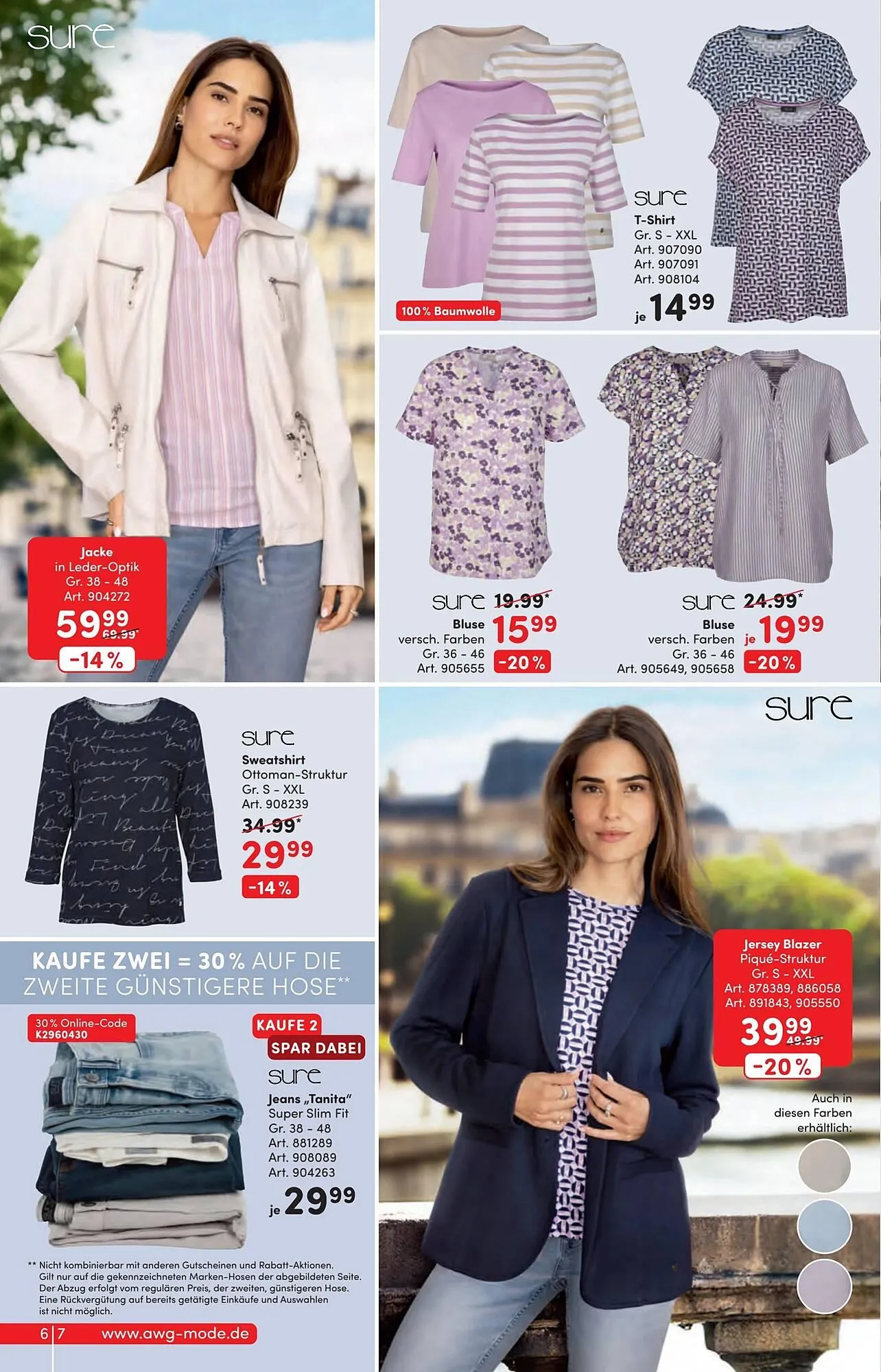 AWG Mode Prospekt von 22. März bis 6. April 2025 - Prospekt seite 6