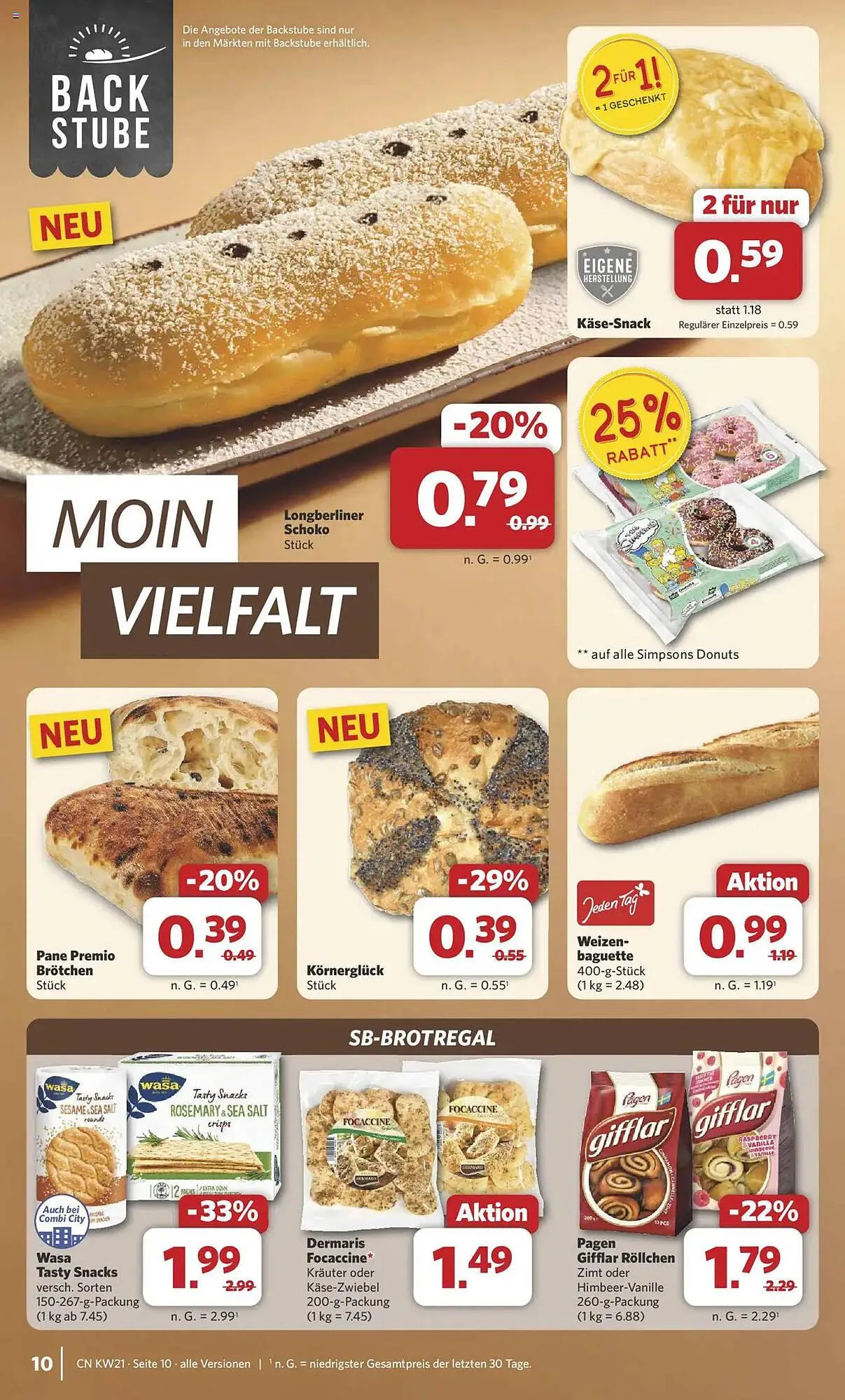 Combi Prospekt von 19. Mai bis 24. Mai 2025 - Prospekt seite 10