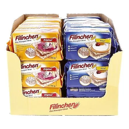 Filinchen Knäckebrot 75 g, verschiedene Sorten, 30er Pack