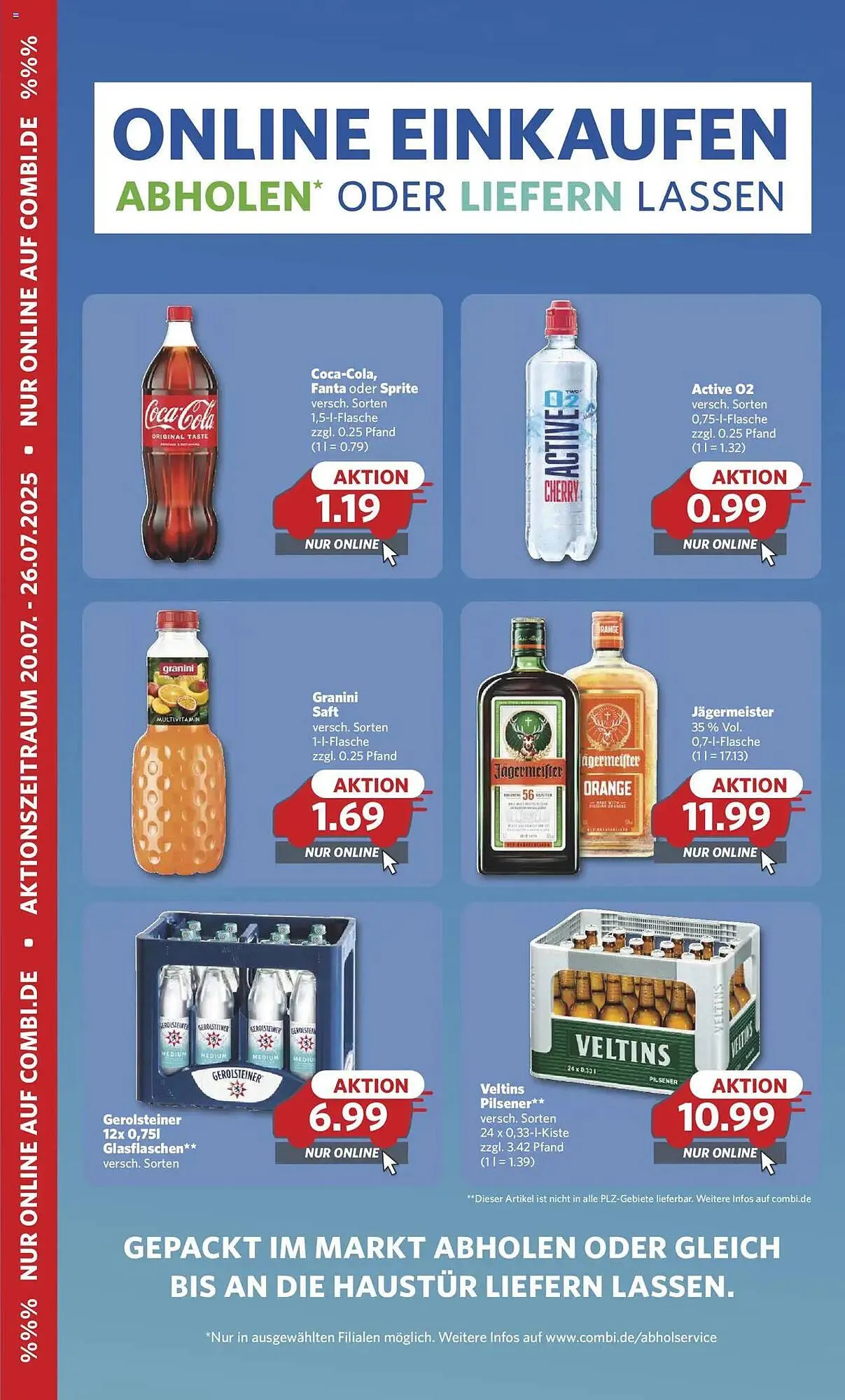 Combi Prospekt von 21. Juli bis 26. Juli 2025 - Prospekt seite 19
