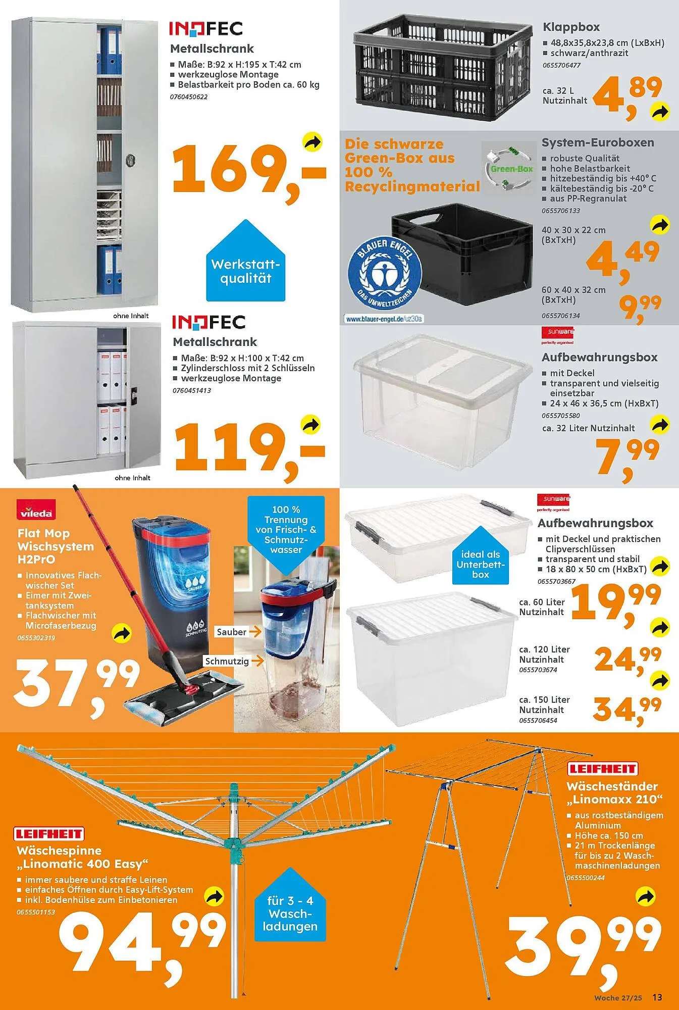 Globus Baumarkt Prospekt von 30. Juni bis 5. Juli 2025 - Prospekt seite 13