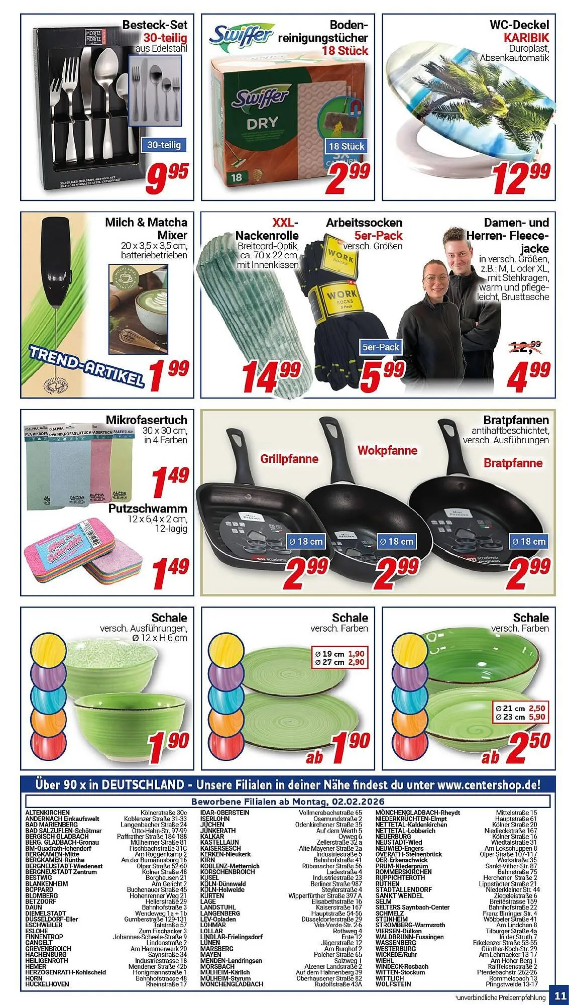CENTERSHOP Prospekt von 2. Februar bis 7. Februar 2026 - Prospekt seite 11