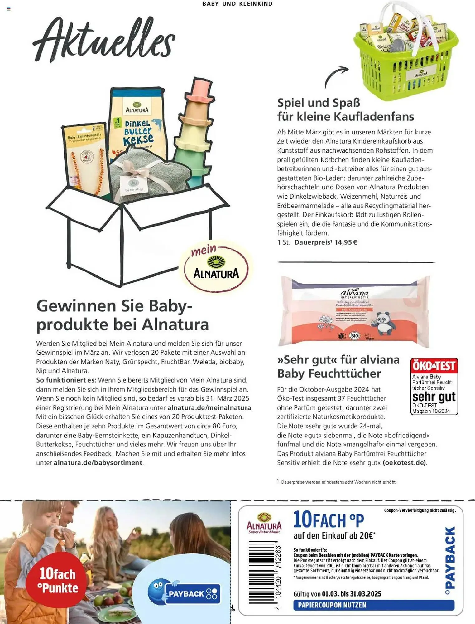 Alnatura Prospekt von 1. März bis 31. März 2025 - Prospekt seite 55