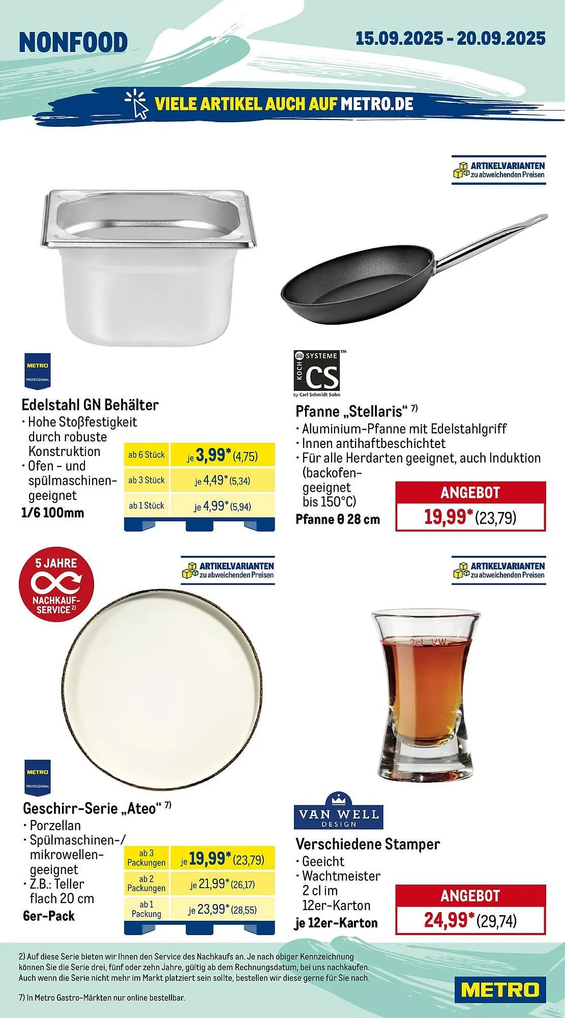 METRO Prospekt von 15. September bis 21. September 2025 - Prospekt seite 19