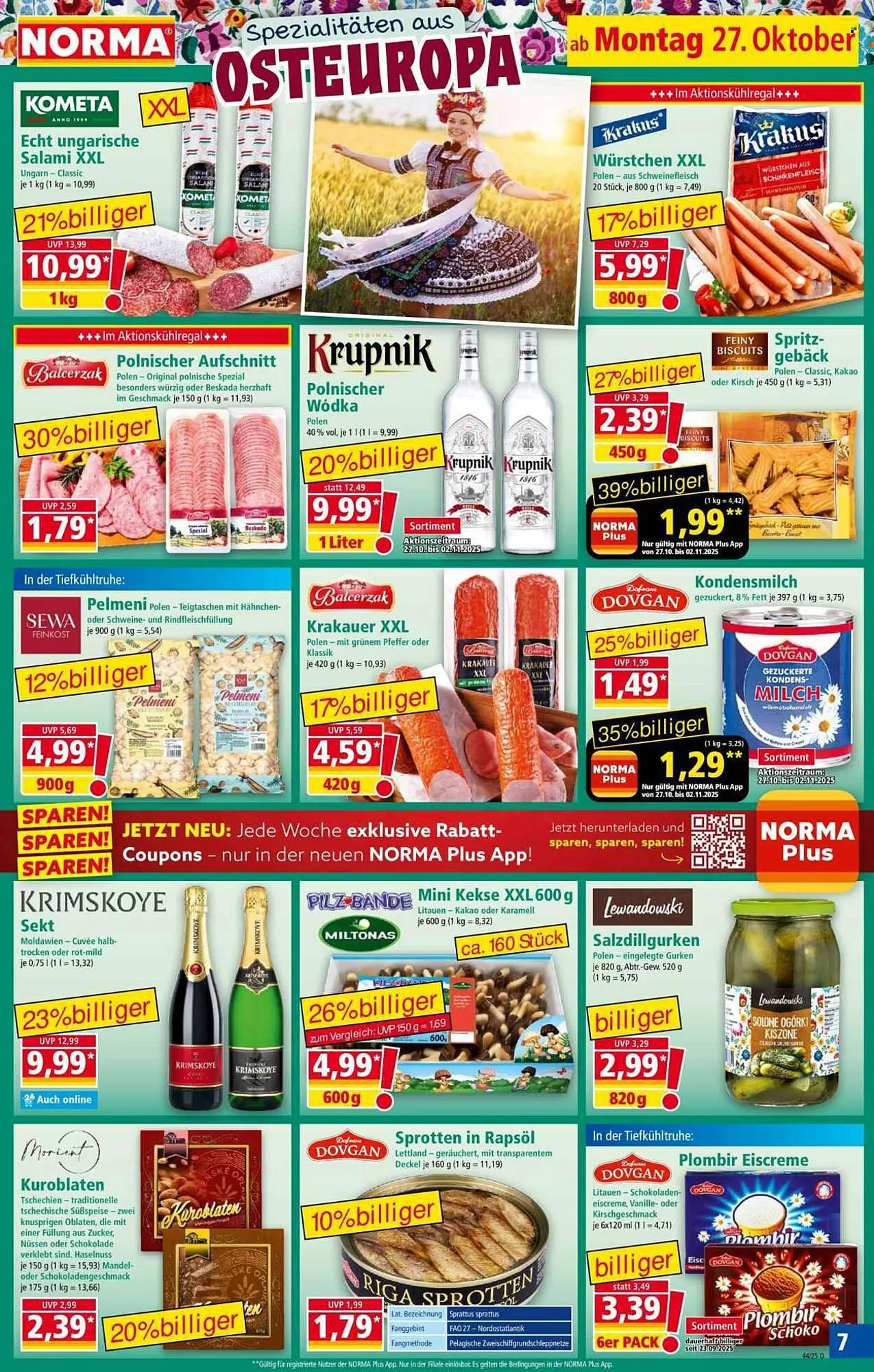 Norma Prospekt von 27. Oktober bis 2. November 2025 - Prospekt seite 7
