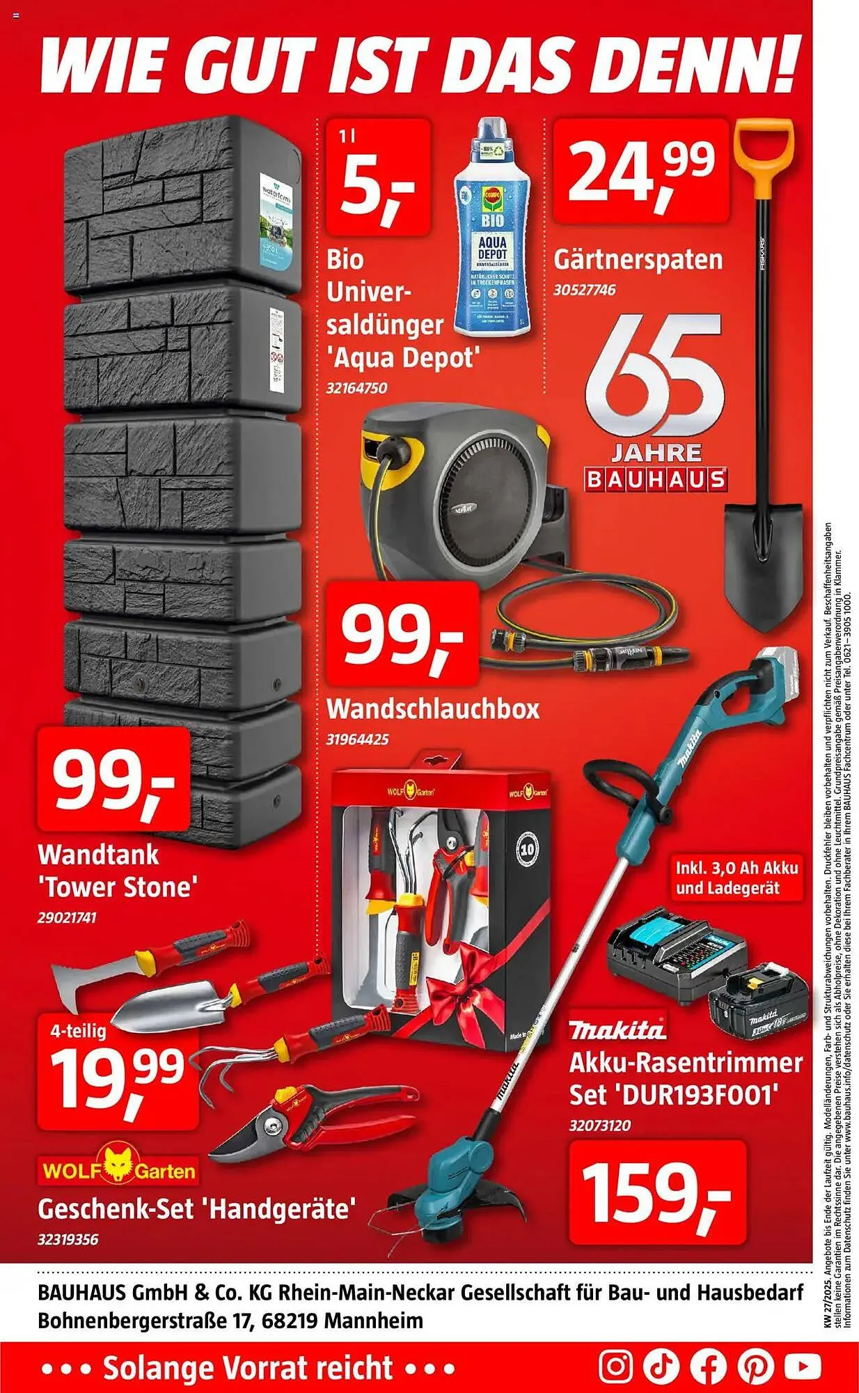 Bauhaus Prospekt von 29. Juni bis 19. Juli 2025 - Prospekt seite 10