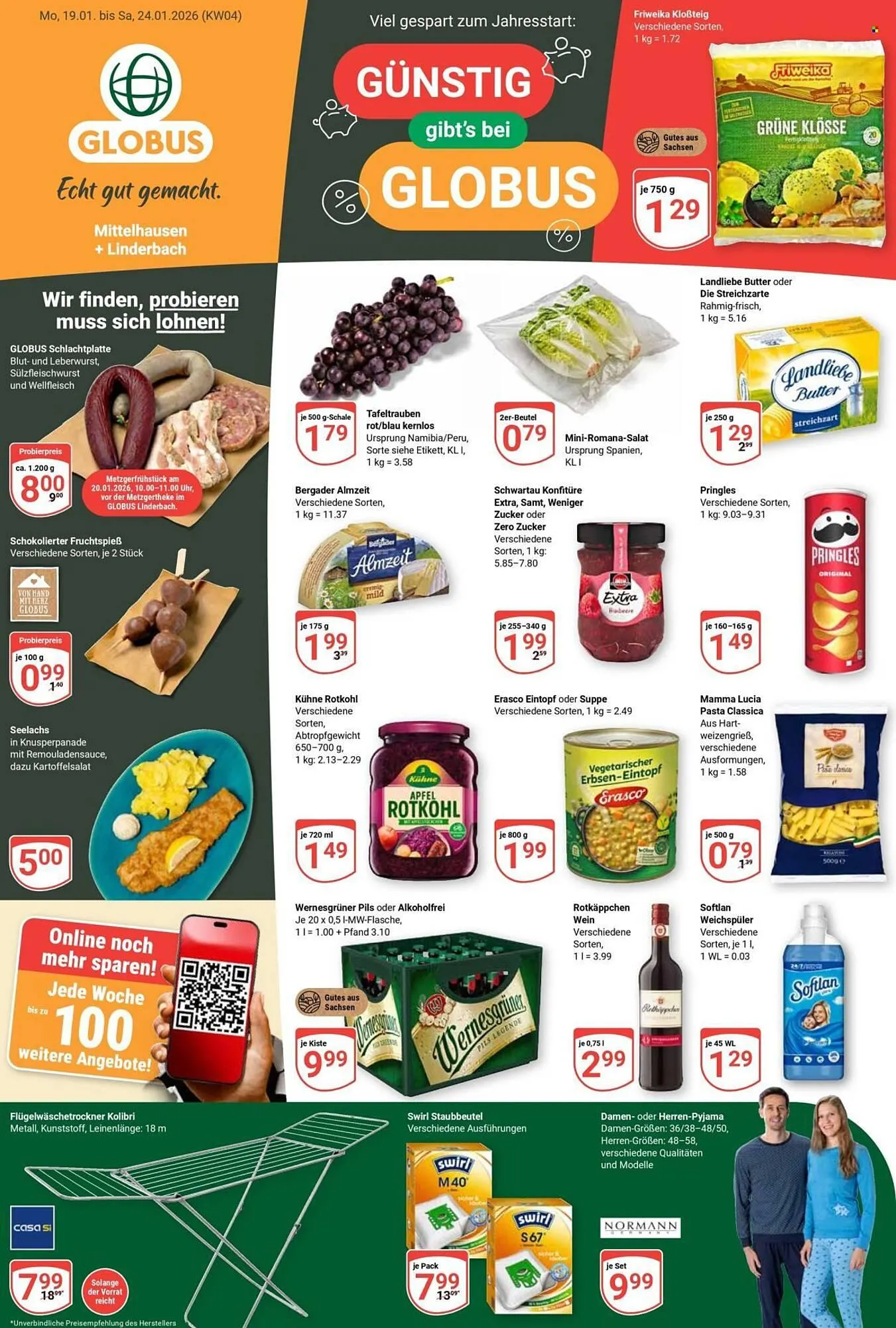 Globus Prospekt von 19. Januar bis 24. Januar 2026 - Prospekt seite 1