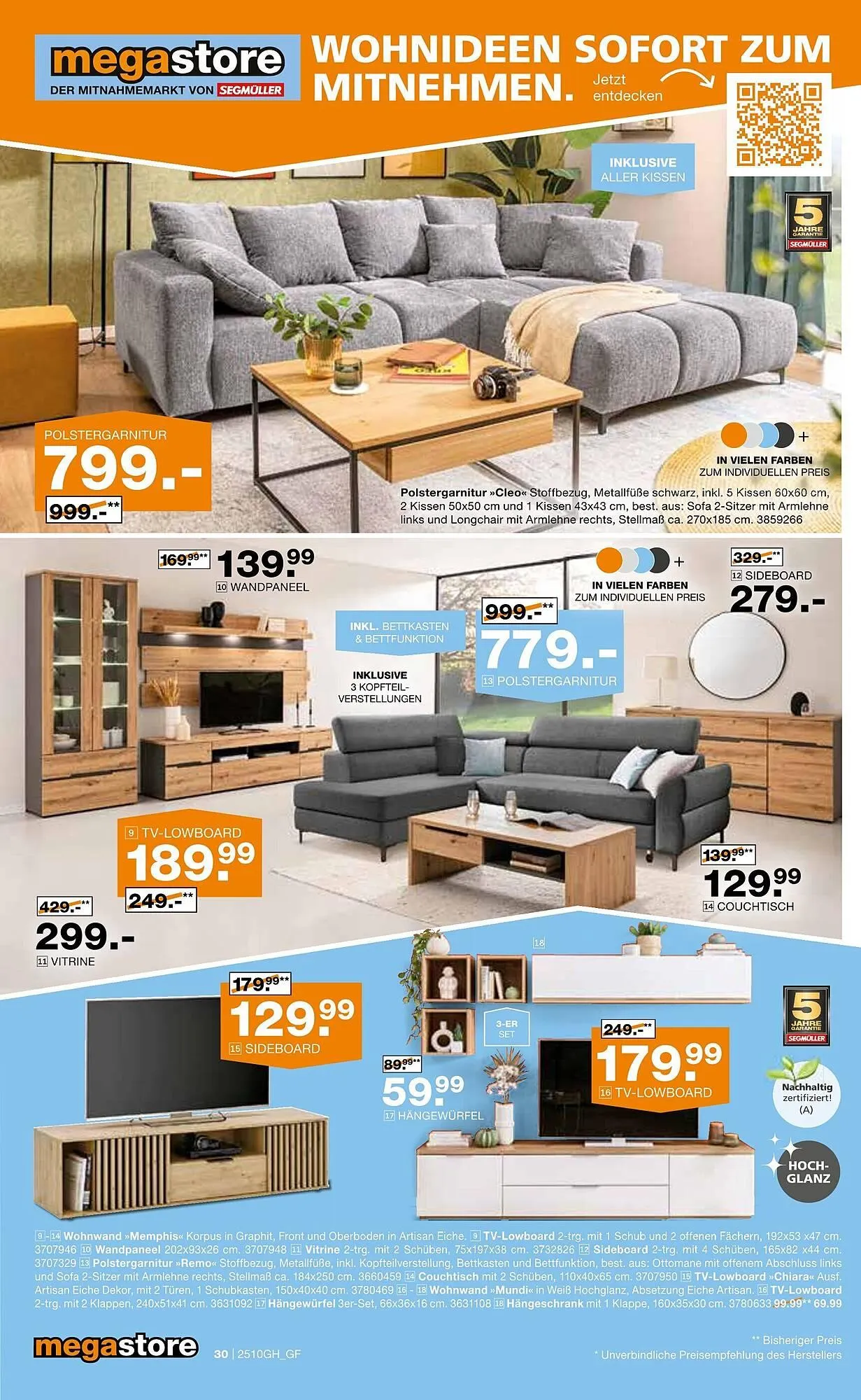 Segmüller Prospekt von 11. Oktober bis 1. November 2025 - Prospekt seite 54