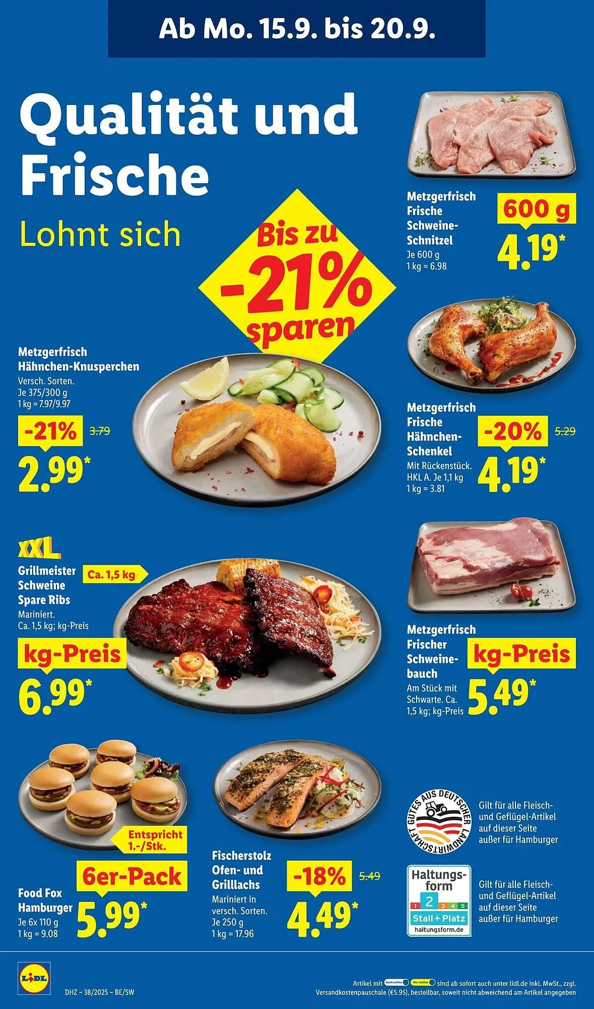 Lidl Prospekt von 15. September bis 21. September 2025 - Prospekt seite 10