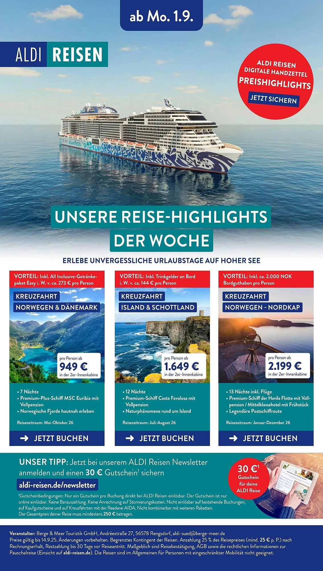 Aldi Süd Prospekt von 8. September bis 14. September 2025 - Prospekt seite 29