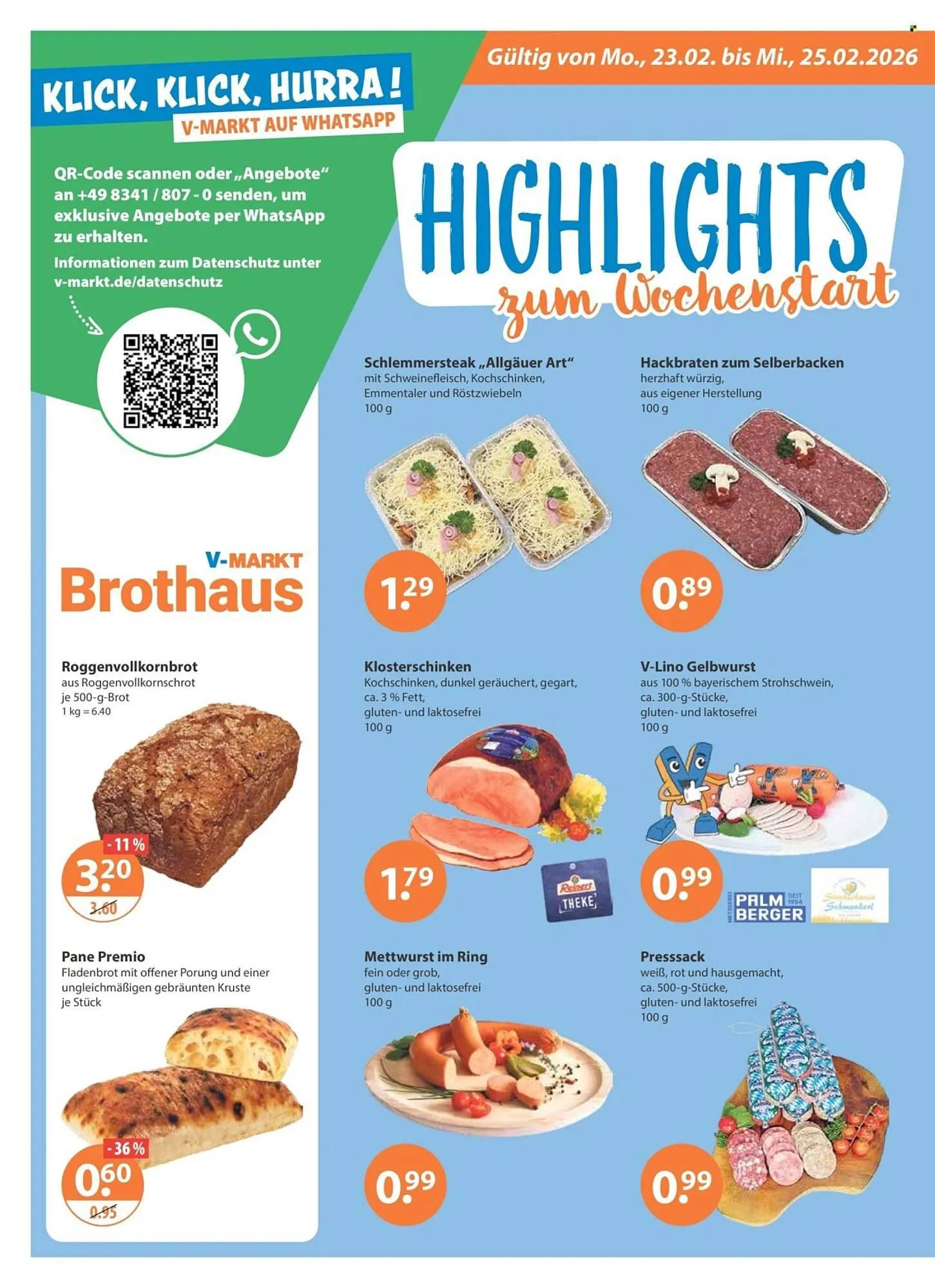 V Markt Prospekt von 19. Februar bis 25. Februar 2026 - Prospekt seite 18