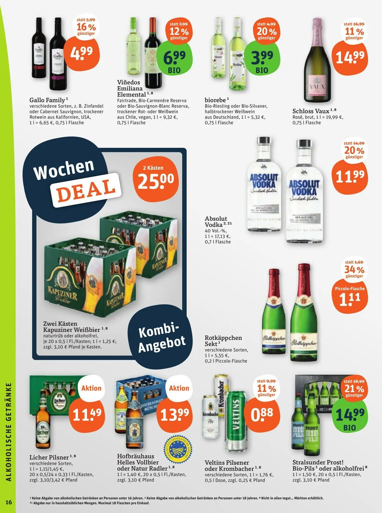 Tegut Aktueller Prospekt von 3. November bis 9. November 2025 - Prospekt seite 18