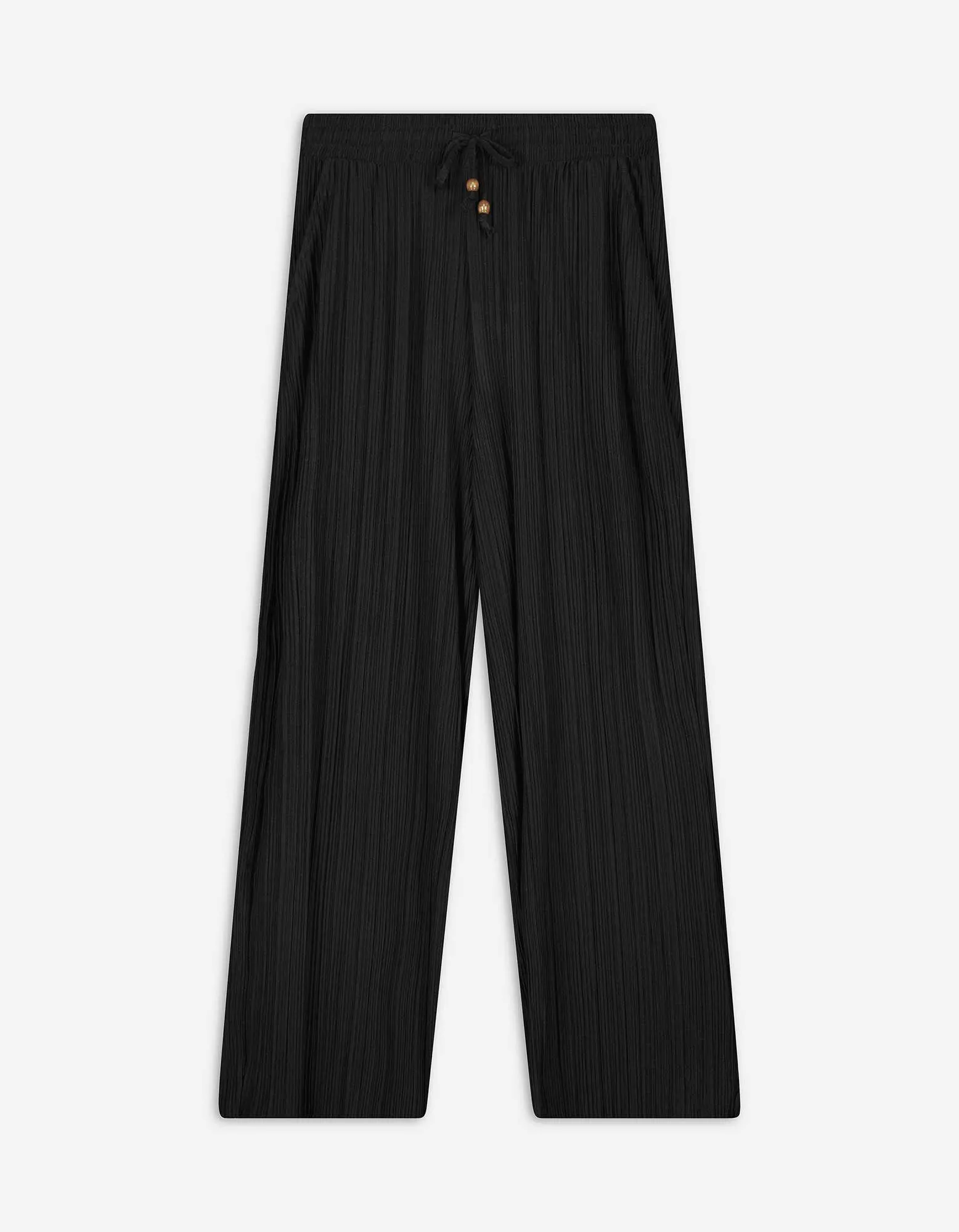 Palazzohose - einfarbig - schwarz