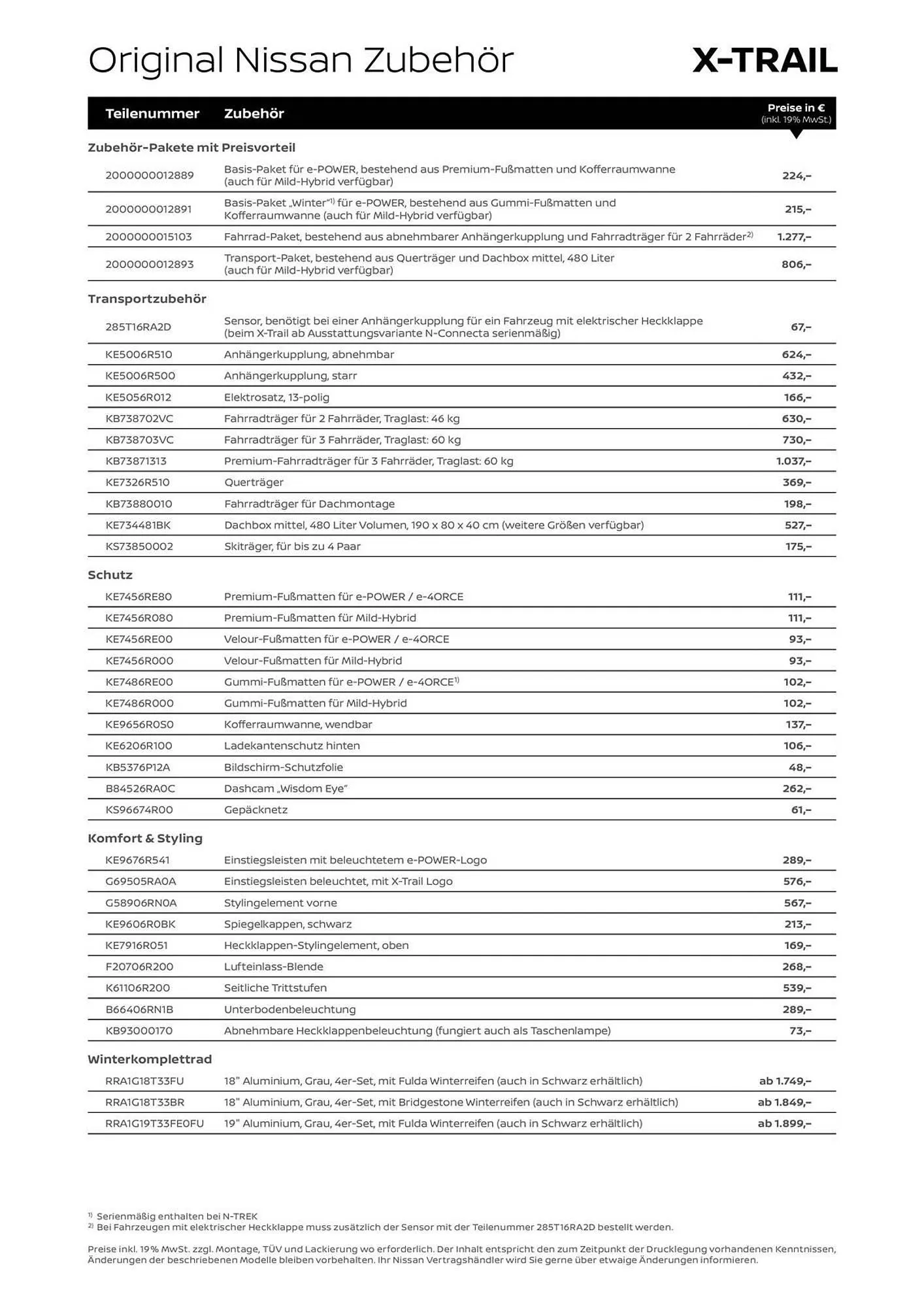 Nissan Prospekt von 1. November bis 31. Dezember 2025 - Prospekt seite 7