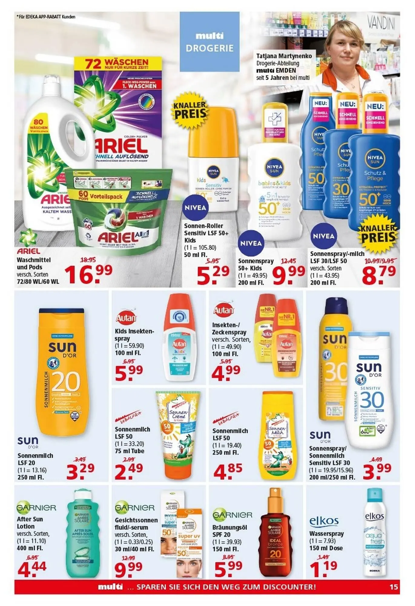 Multi Markt Prospekt von 14. Juli bis 19. Juli 2025 - Prospekt seite 15