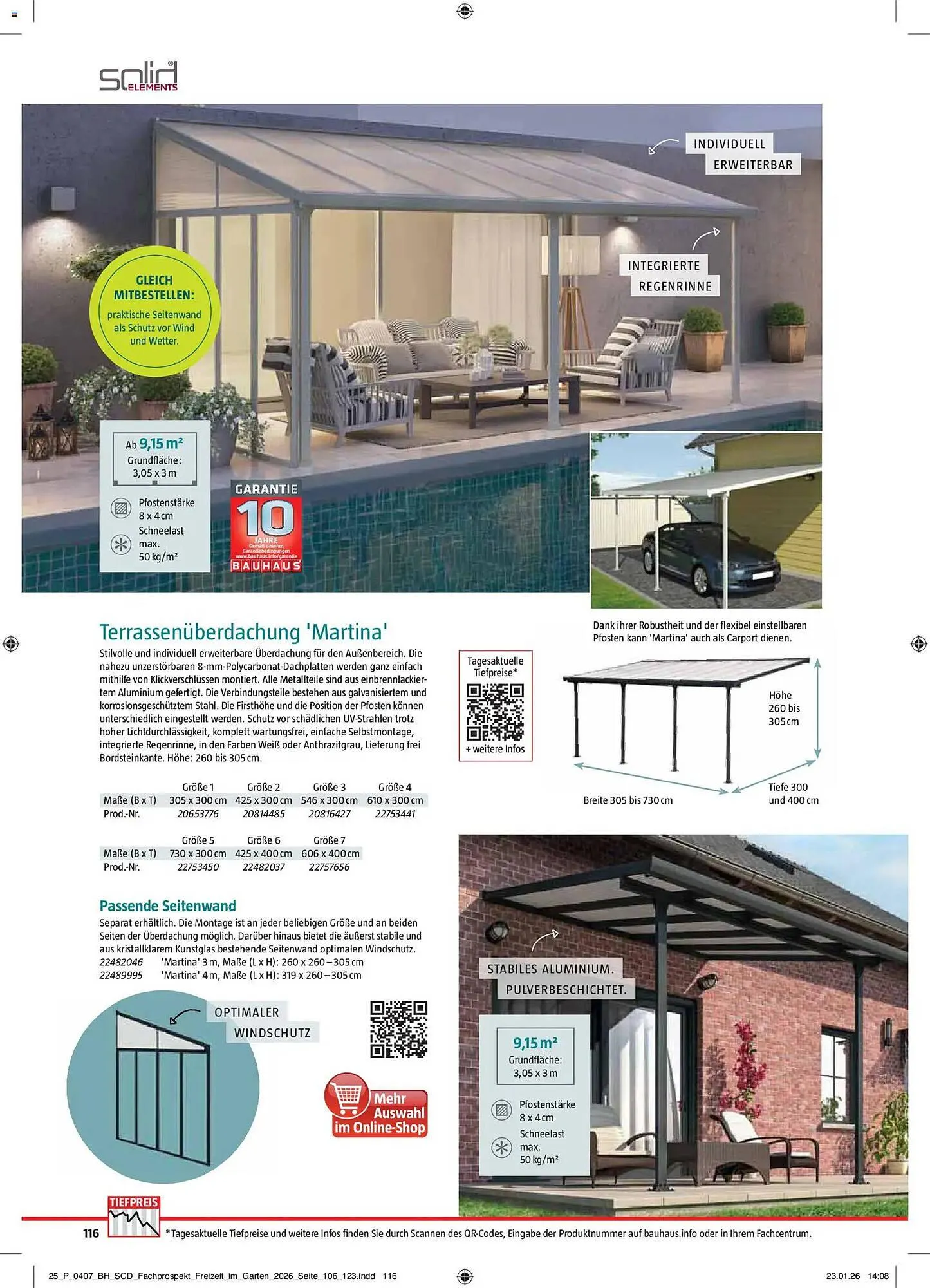 Bauhaus Prospekt von 2. März bis 30. Juni 2026 - Prospekt seite 116