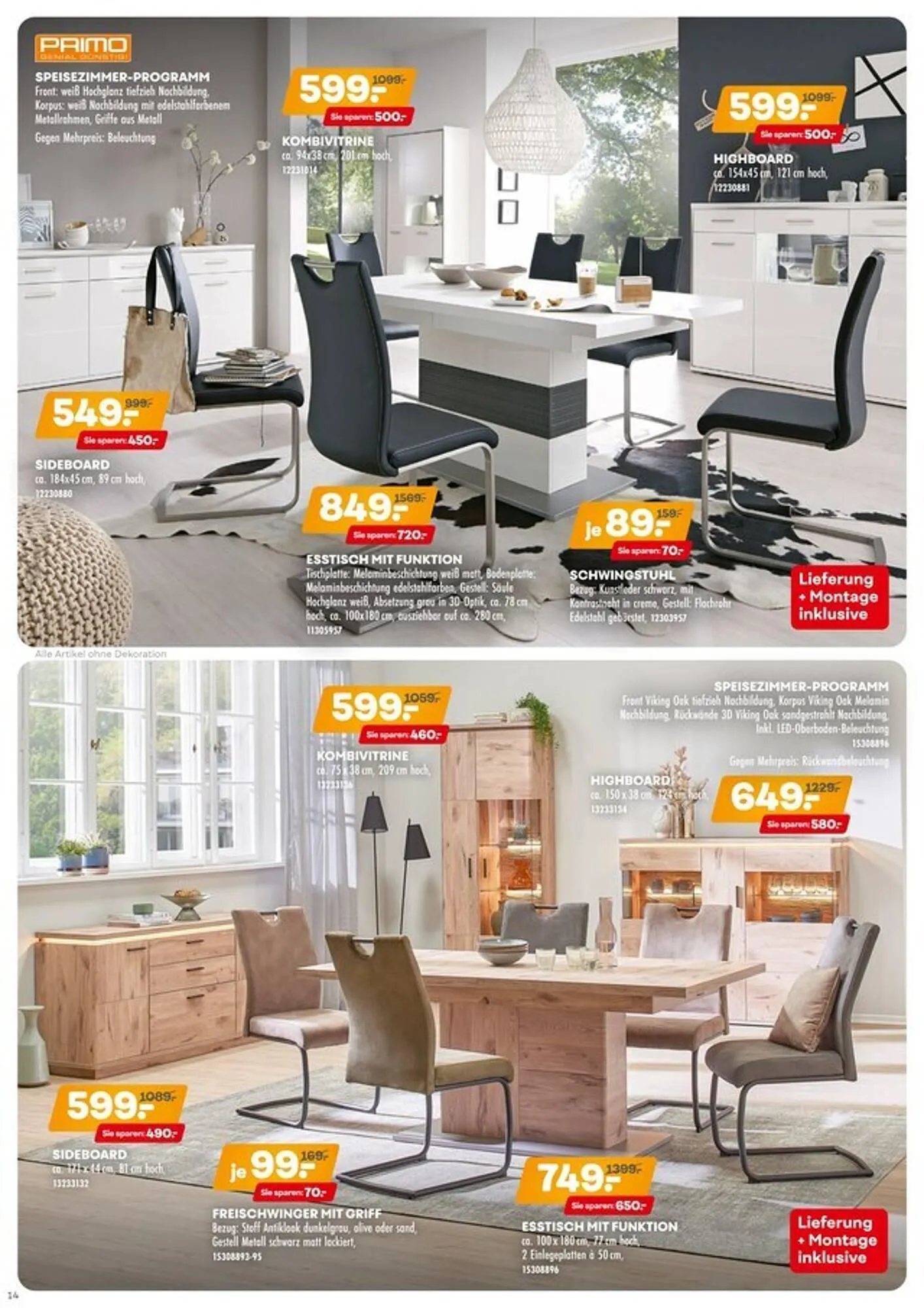 Möbel Kraft Prospekt von 5. März bis 1. April 2025 - Prospekt seite 14