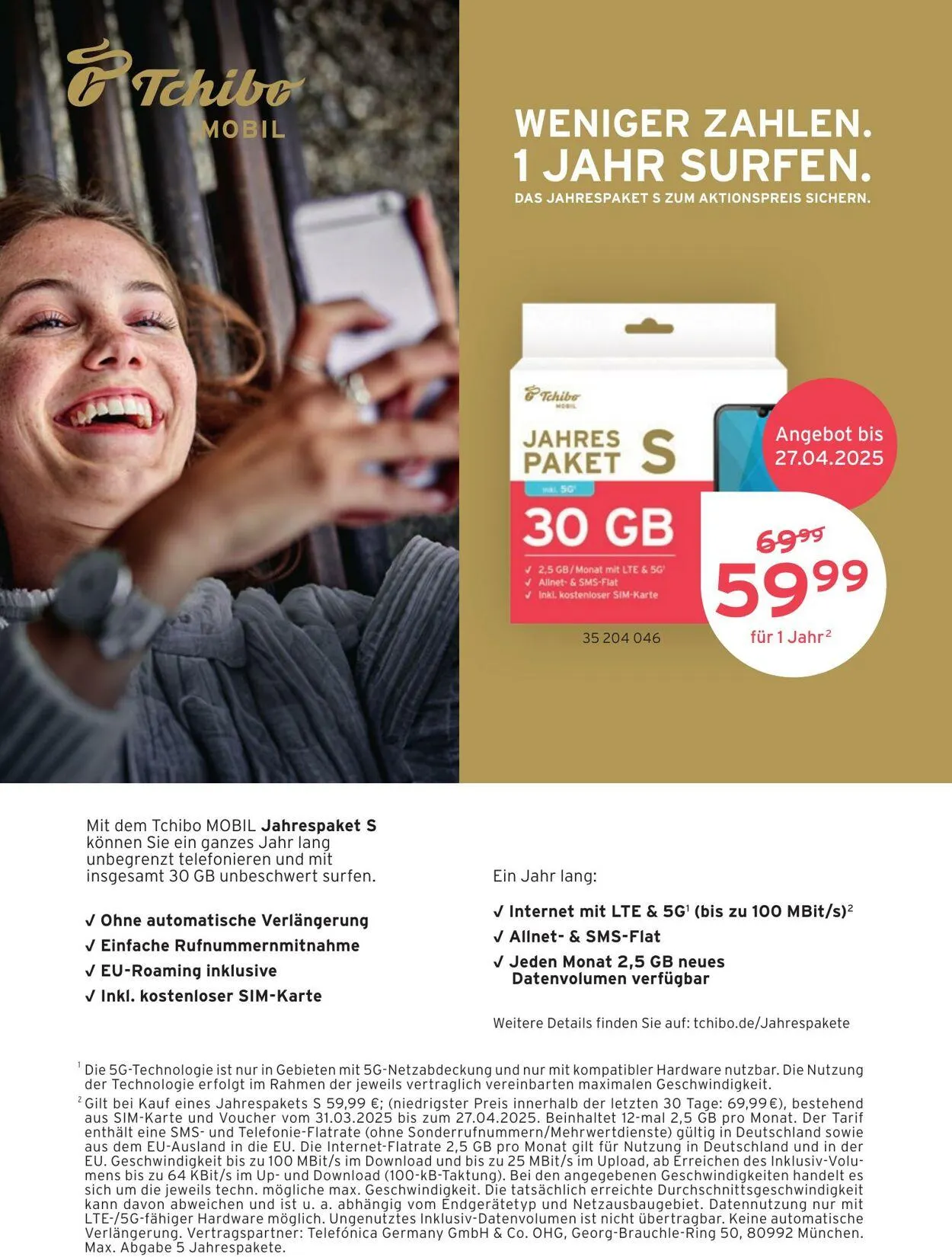 Tchibo Aktueller Prospekt von 8. April bis 22. April 2025 - Prospekt seite 18