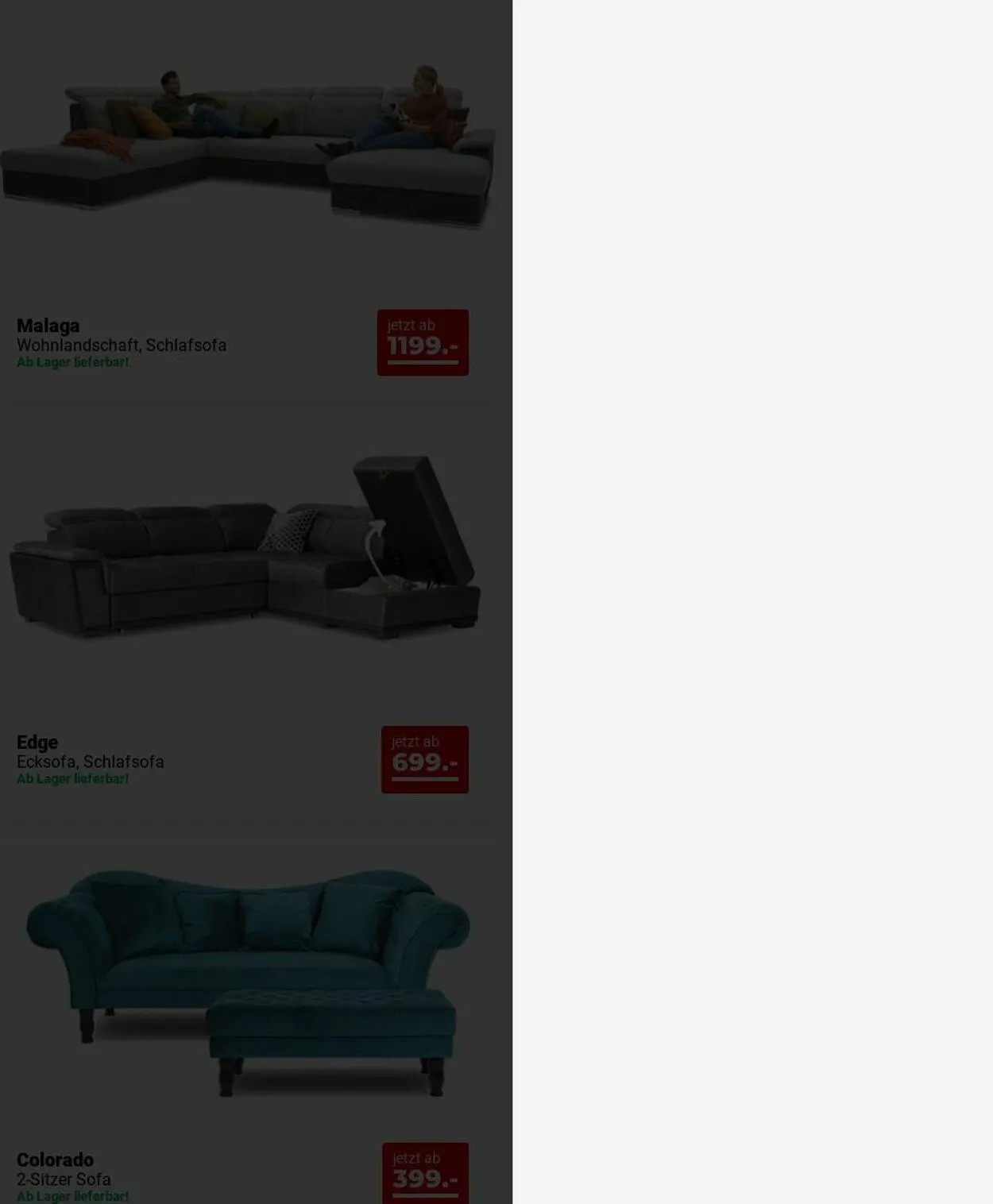 Seats and Sofas Aktueller Prospekt von 20. Oktober bis 29. Oktober 2025 - Prospekt seite 10