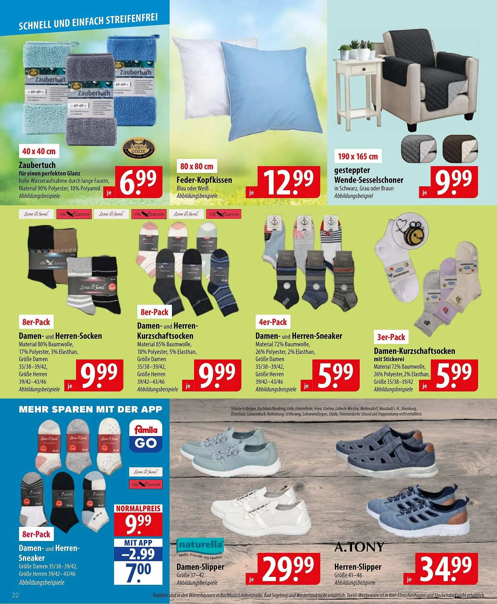 Famila Nord Ost Prospekt von 13. April bis 18. April 2026 - Prospekt seite 22