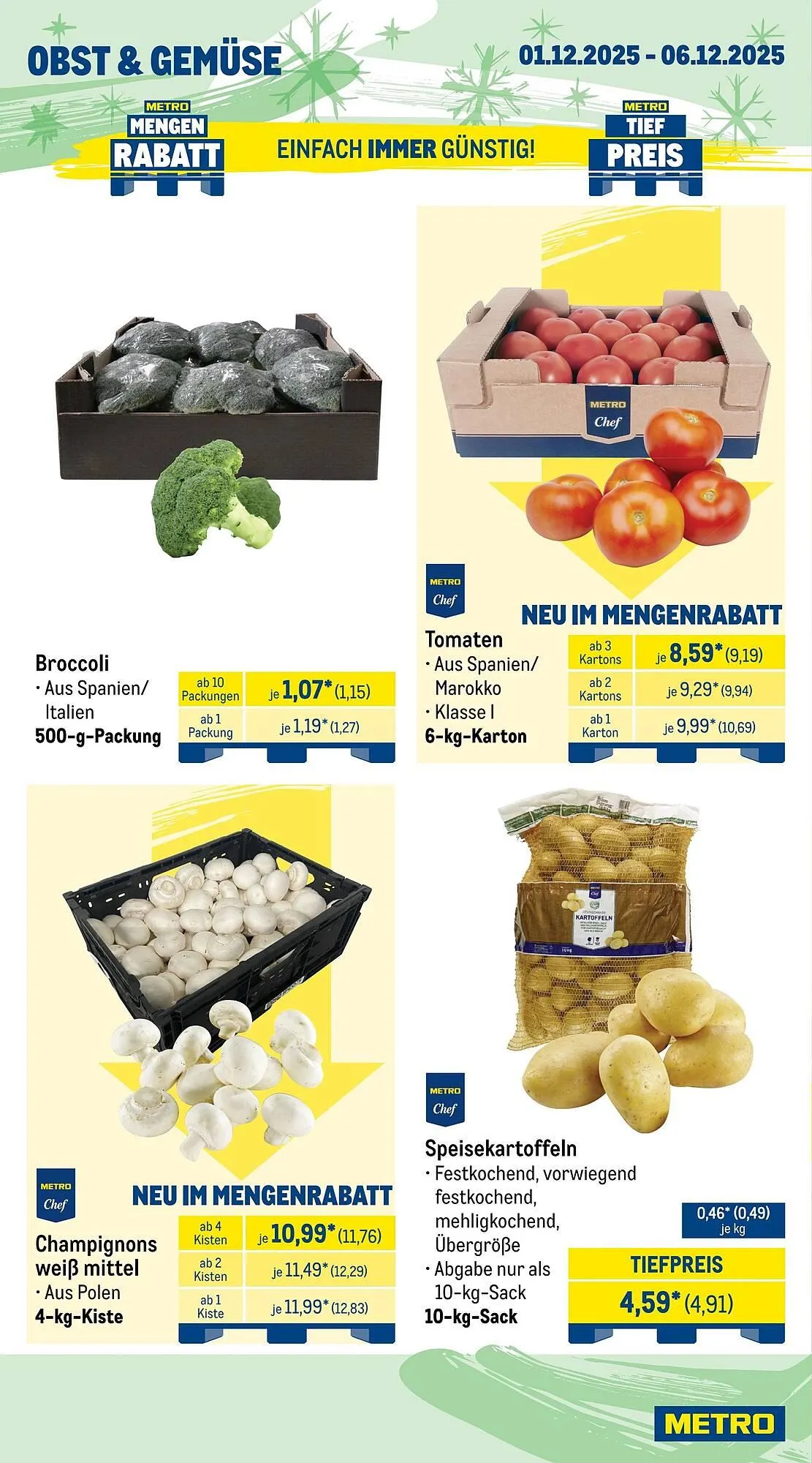 METRO Prospekt von 1. Dezember bis 6. Dezember 2025 - Prospekt seite 8