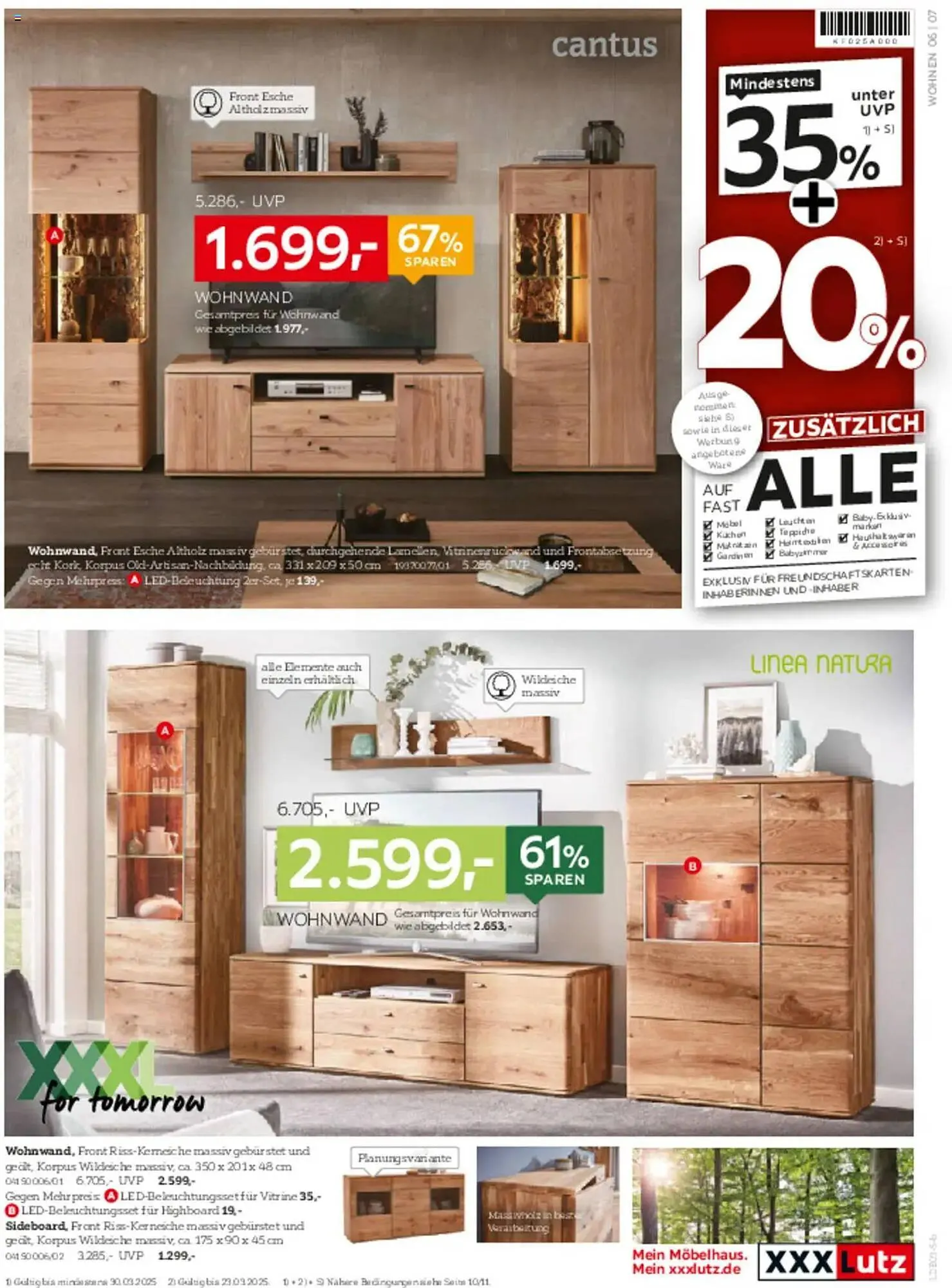 XXXLutz Prospekt von 9. März bis 30. März 2025 - Prospekt seite 7