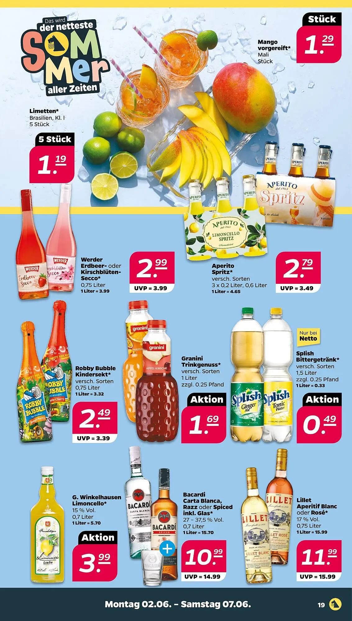 NETTO Prospekt von 2. Juni bis 7. Juni 2025 - Prospekt seite 19