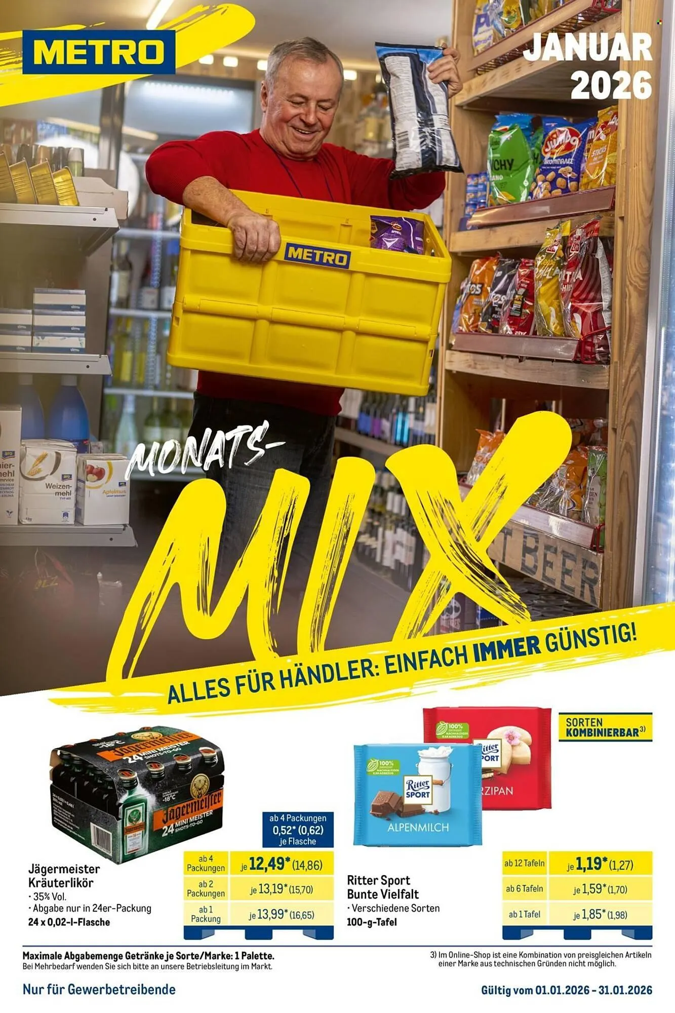 METRO Prospekt von 1. Januar bis 31. Januar 2026 - Prospekt seite 1