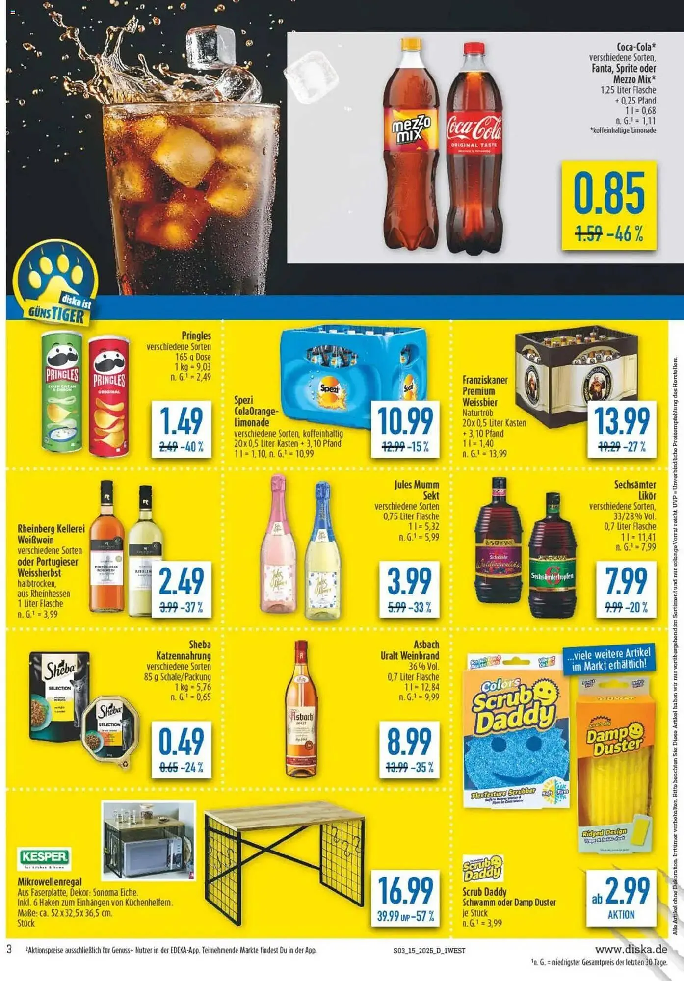 diska Prospekt von 7. April bis 12. April 2025 - Prospekt seite 3