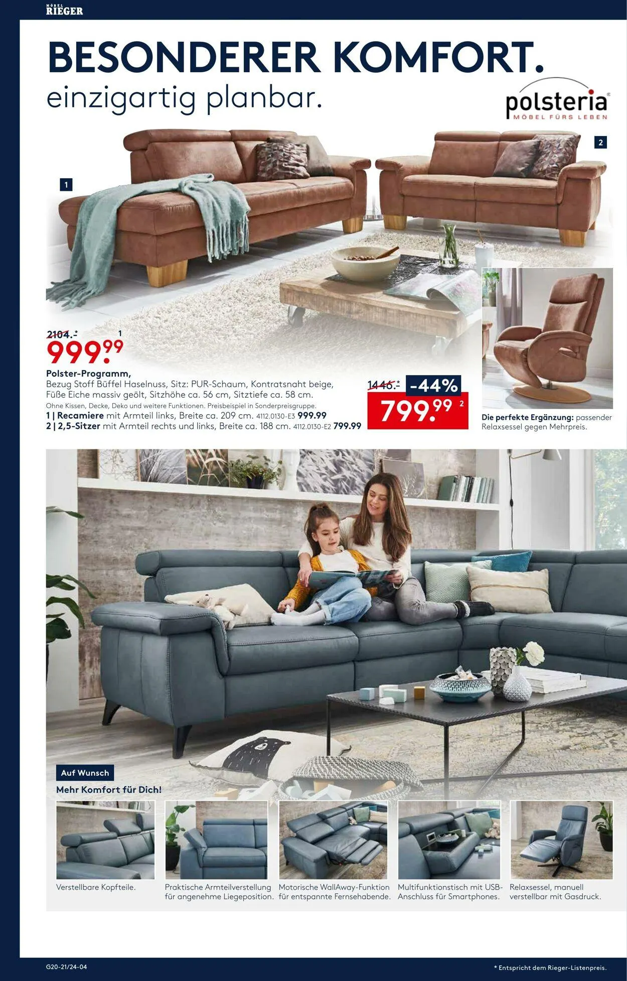 Möbel Rieger Aktueller Prospekt von 22. April bis 6. Mai 2026 - Prospekt seite 4