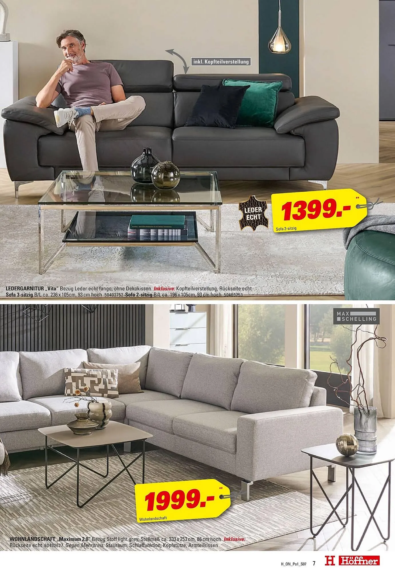 Höffner Prospekt von 4. Juni bis 15. Juli 2025 - Prospekt seite 7