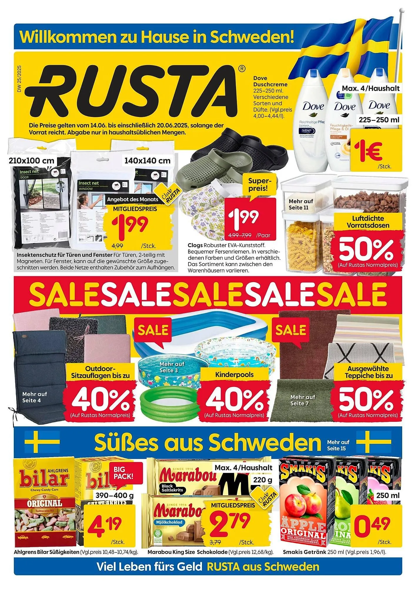 Rusta Prospekt von 14. Juni bis 20. Juni 2025 - Prospekt seite 1