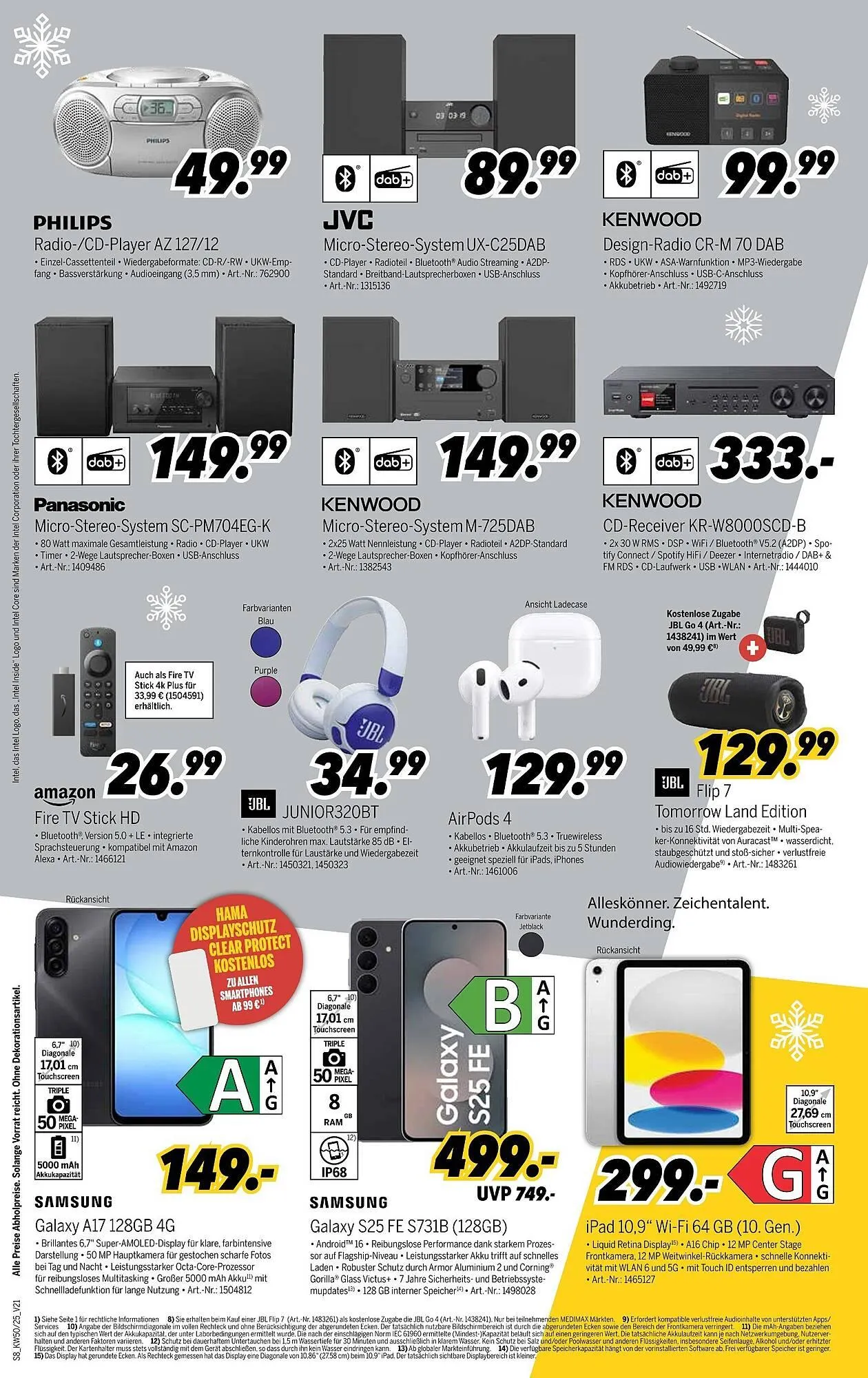 MEDIMAX Prospekt von 5. Dezember bis 12. Dezember 2025 - Prospekt seite 8