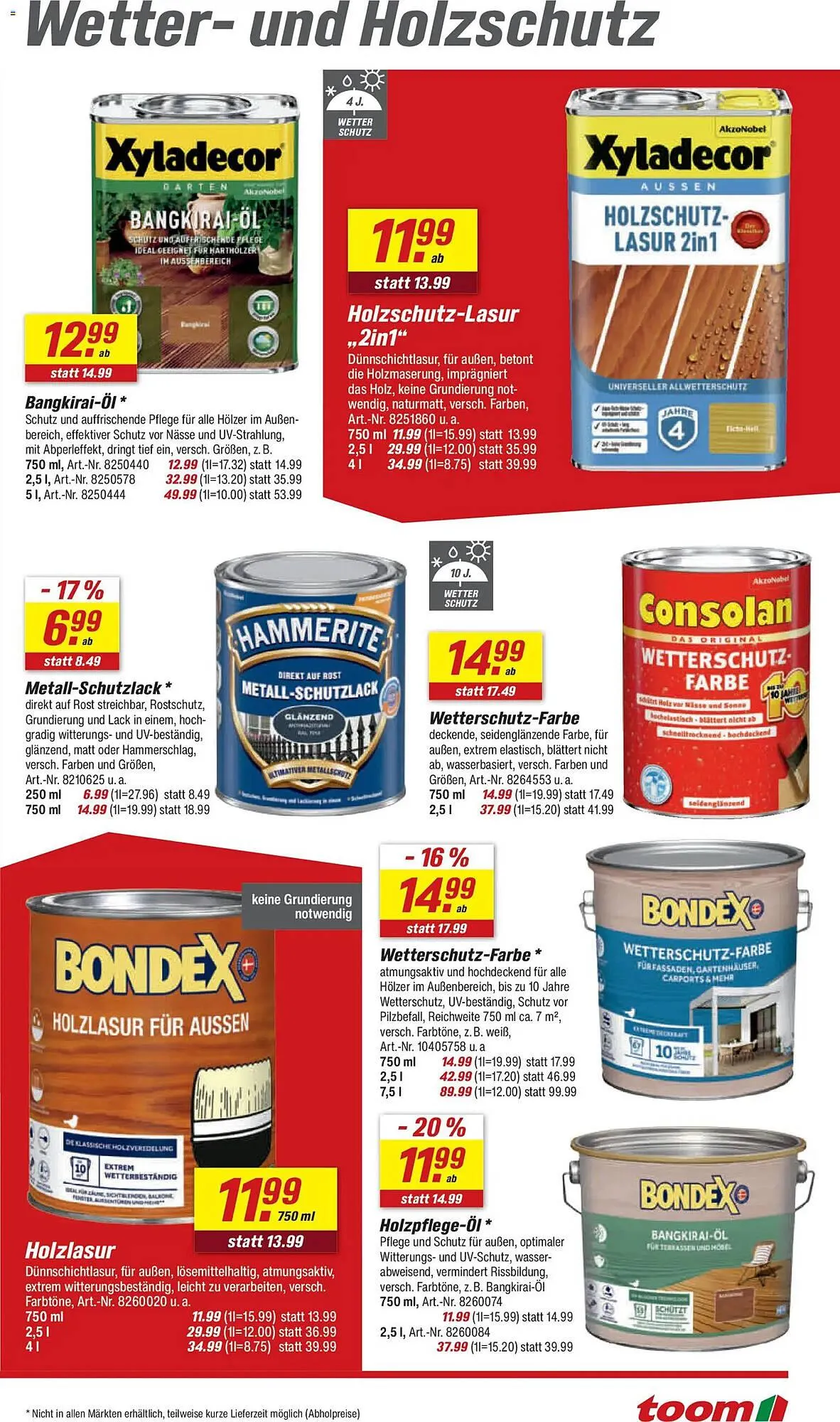 Toom Baumarkt Prospekt von 14. März bis 20. März 2026 - Prospekt seite 13