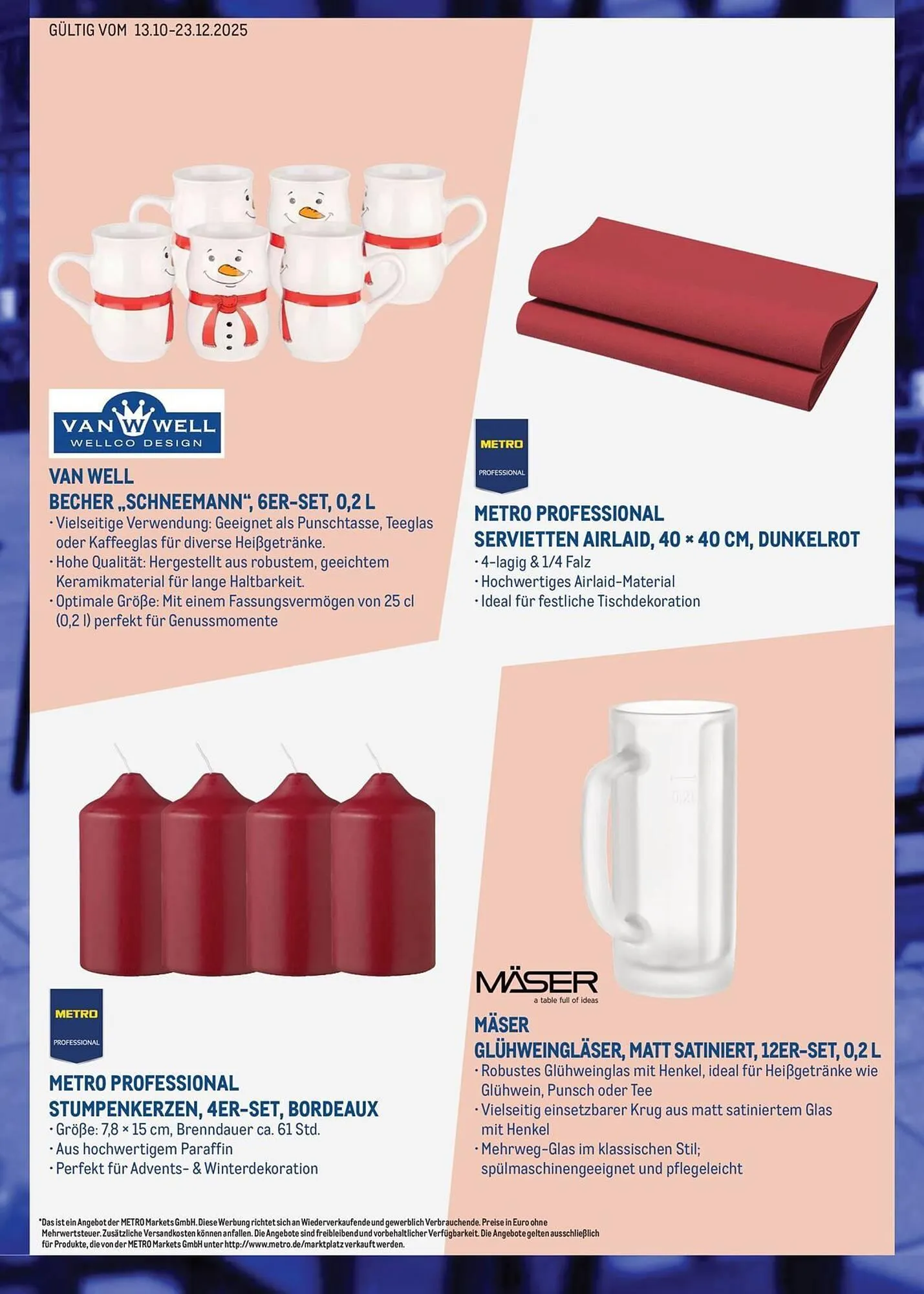 METRO Prospekt von 13. Oktober bis 23. Dezember 2025 - Prospekt seite 11