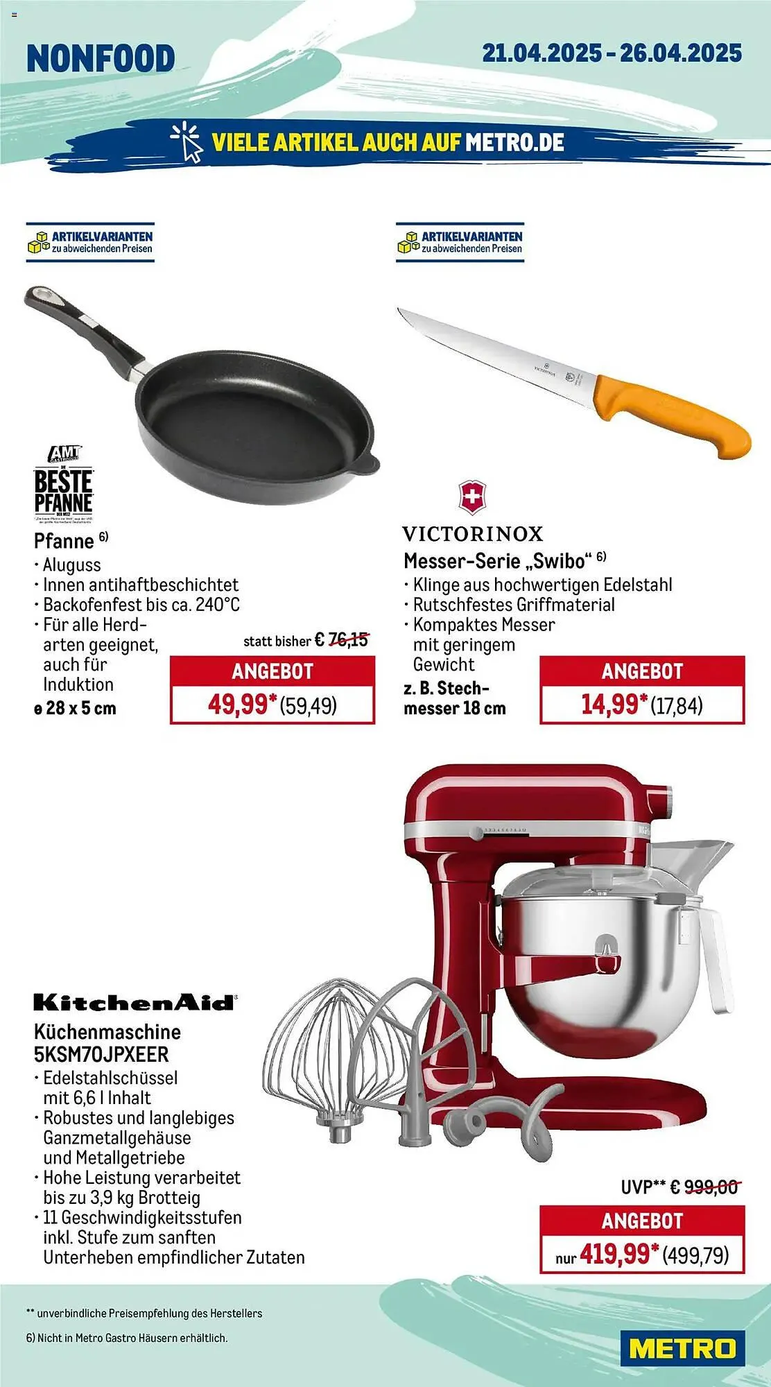 METRO Prospekt von 21. April bis 26. April 2025 - Prospekt seite 18