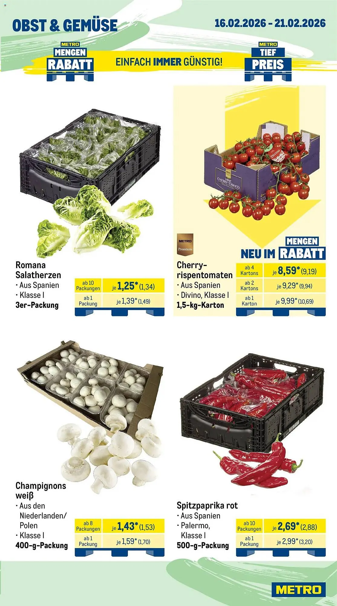 METRO Prospekt von 16. Februar bis 21. Februar 2026 - Prospekt seite 9