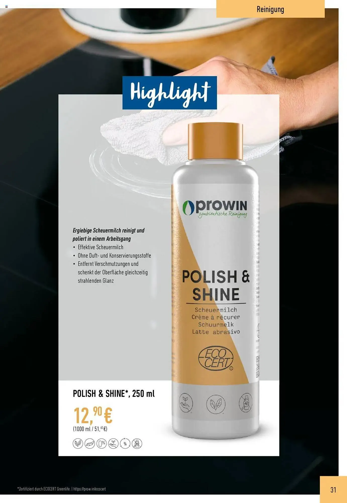 Prowin Prospekt von 1. Januar bis 30. Juni 2025 - Prospekt seite 31