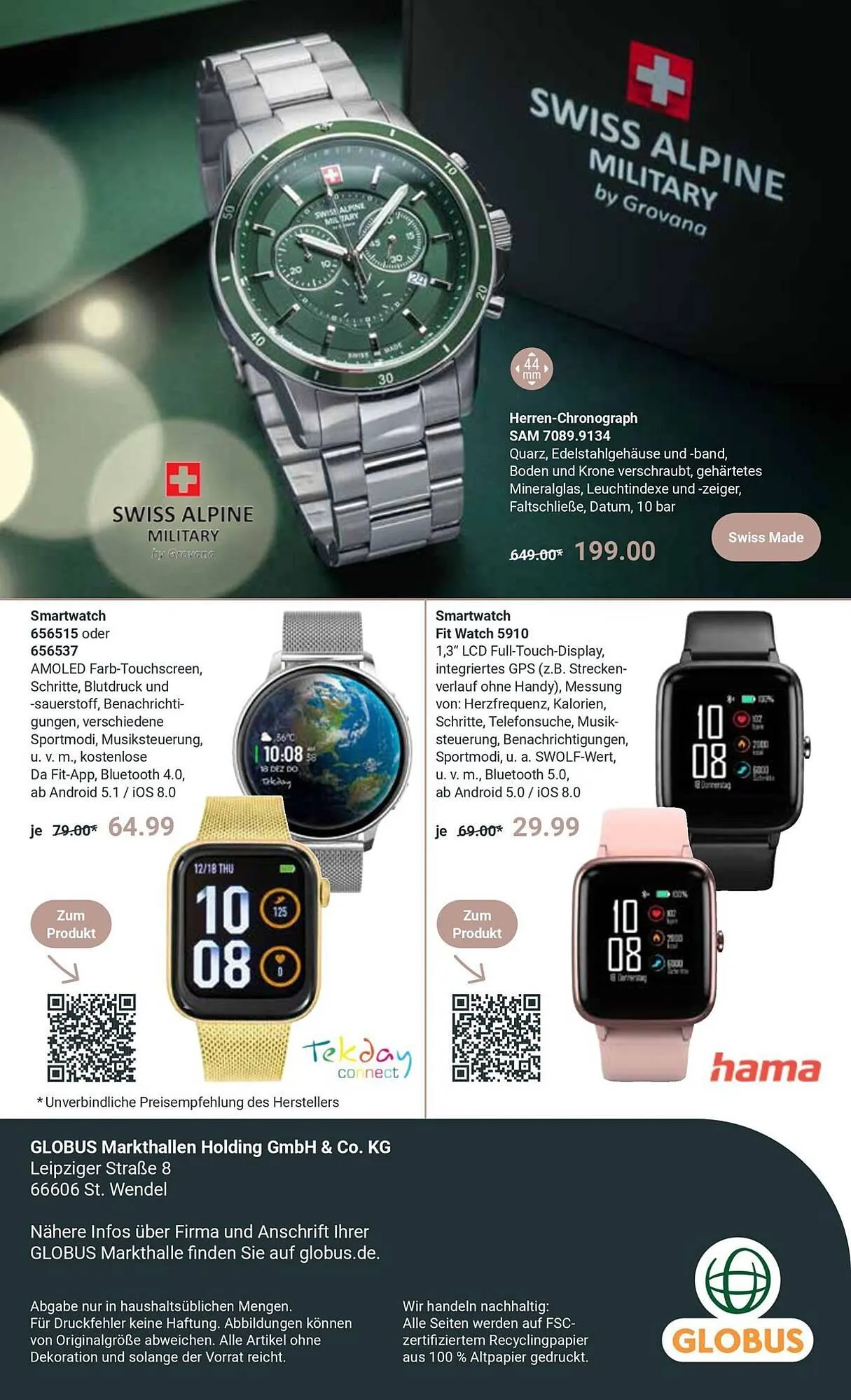 Globus Prospekt von 8. Dezember bis 13. Dezember 2025 - Prospekt seite 66