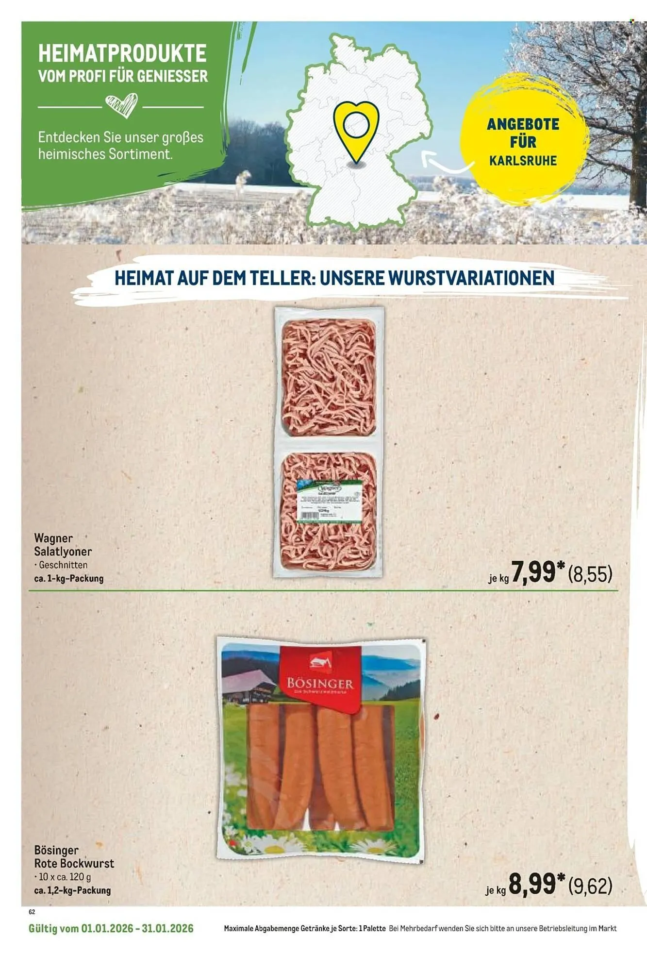 METRO Prospekt von 1. Januar bis 31. Januar 2026 - Prospekt seite 110