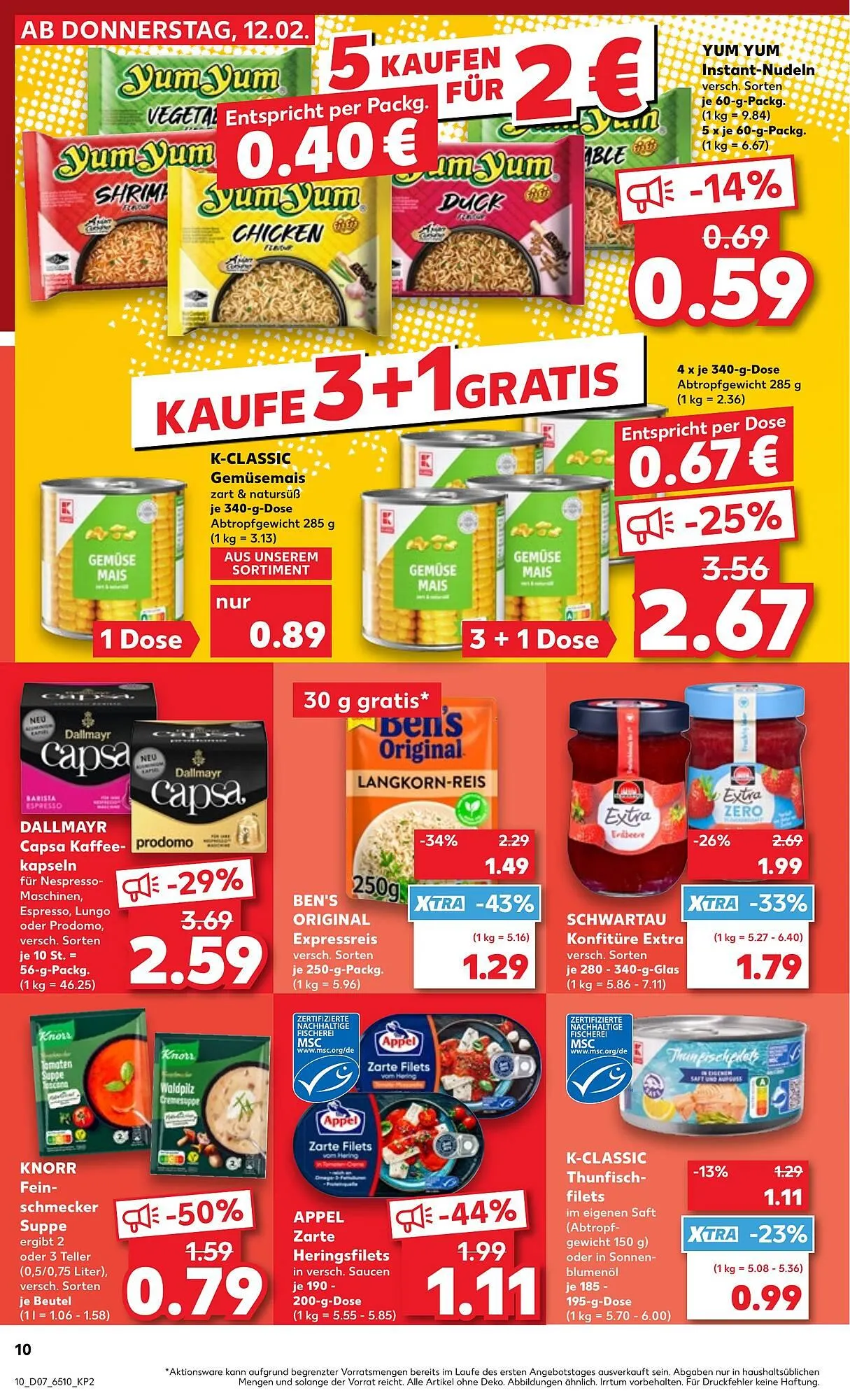Kaufland Prospekt von 12. Februar bis 18. Februar 2026 - Prospekt seite 10